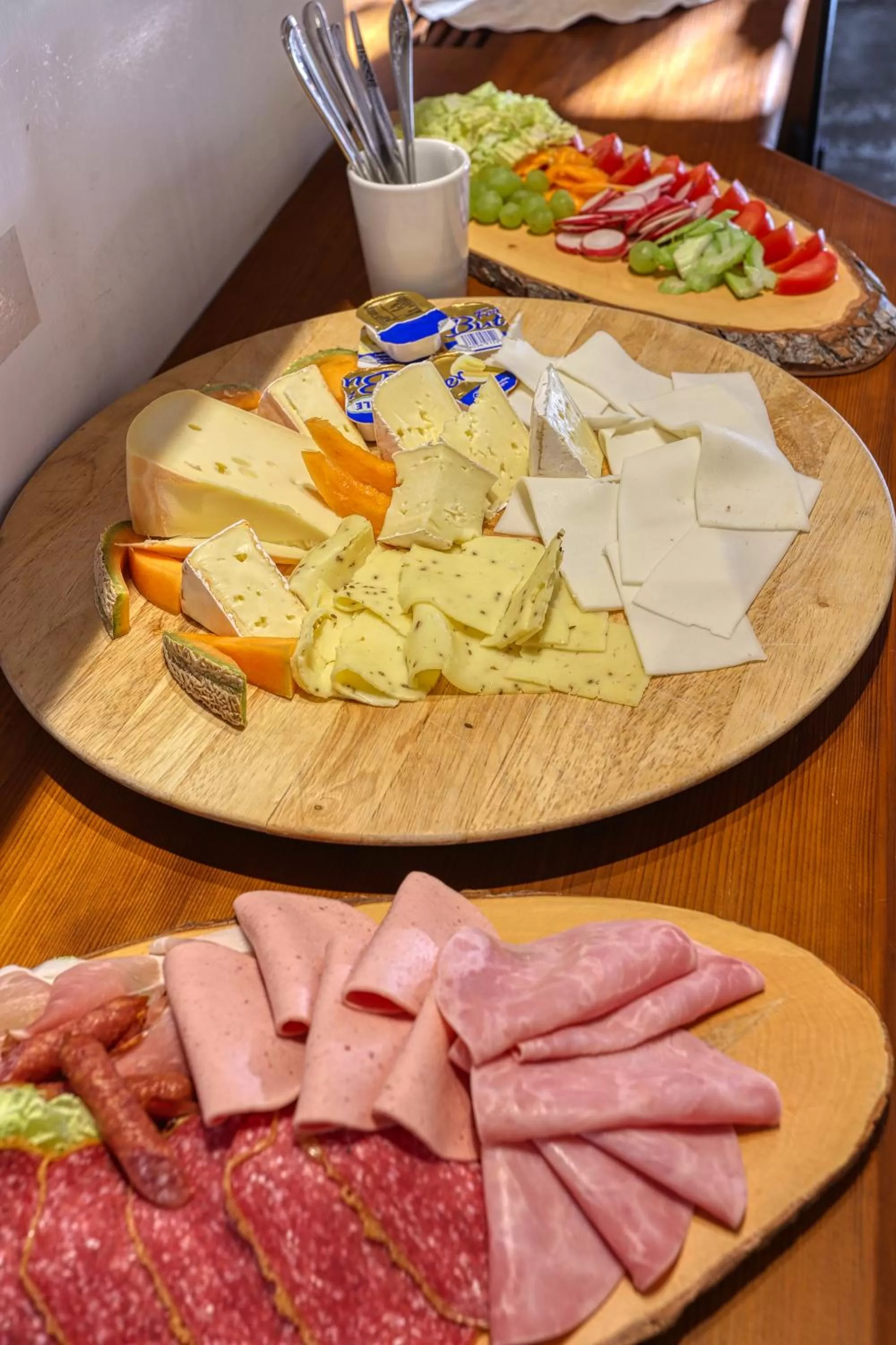 Buffet breakfast, Food in Hotel Jakob