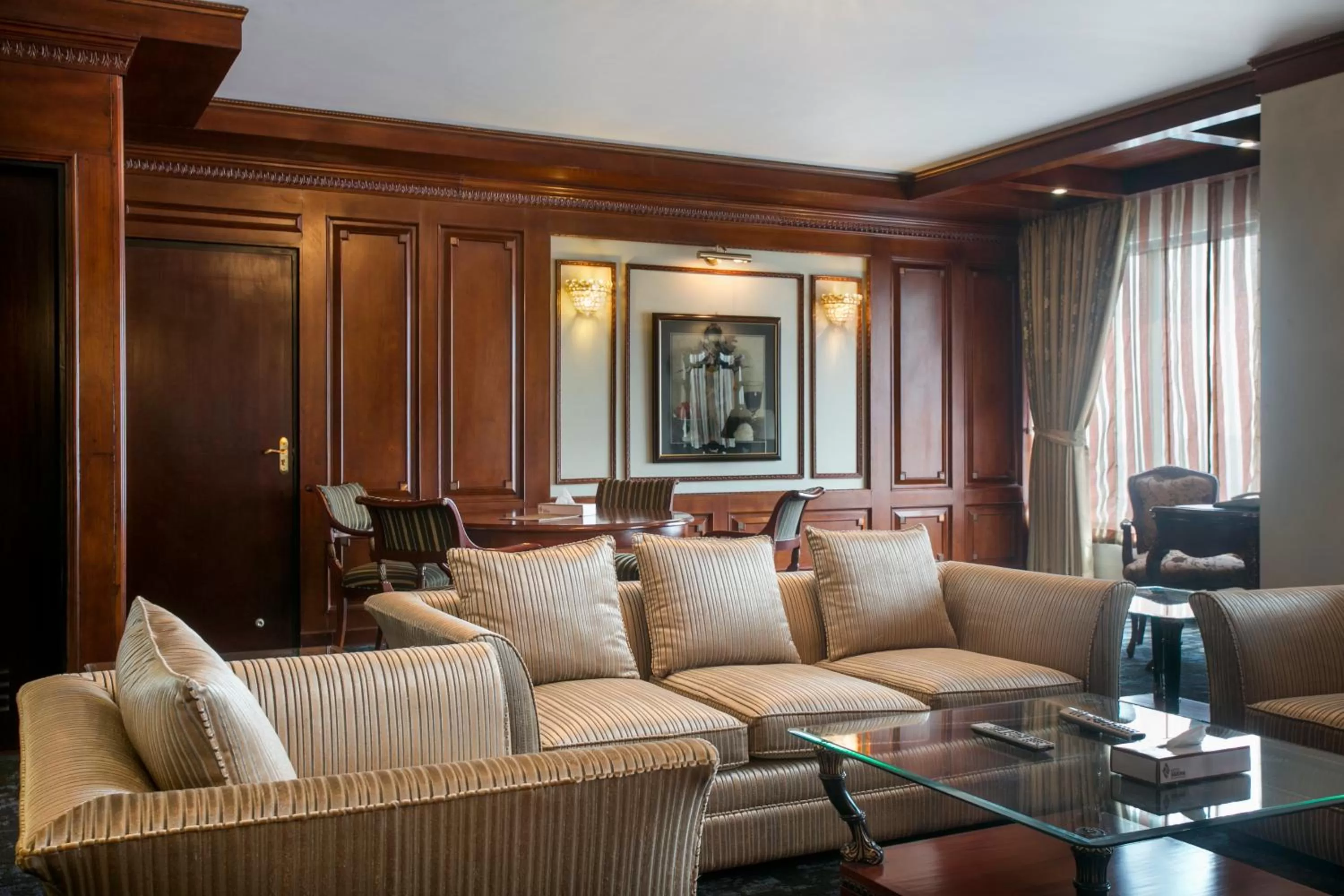 Seating area in Hotel Sarina