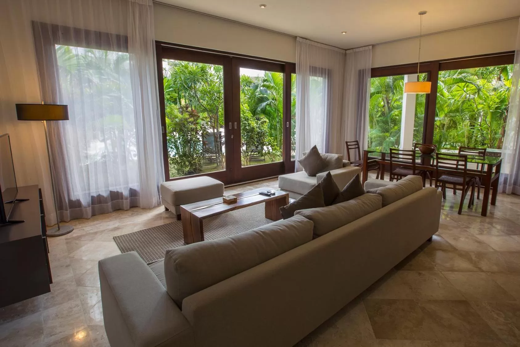 Living room in Intima Resort Tulum Adults Only (Clothing Optional)