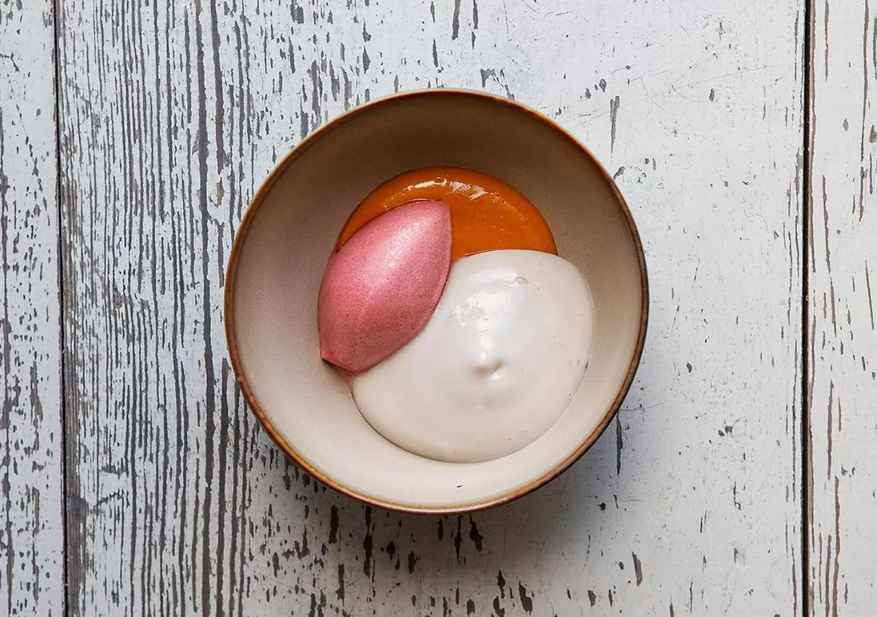 Food close-up in Michelberger Hotel