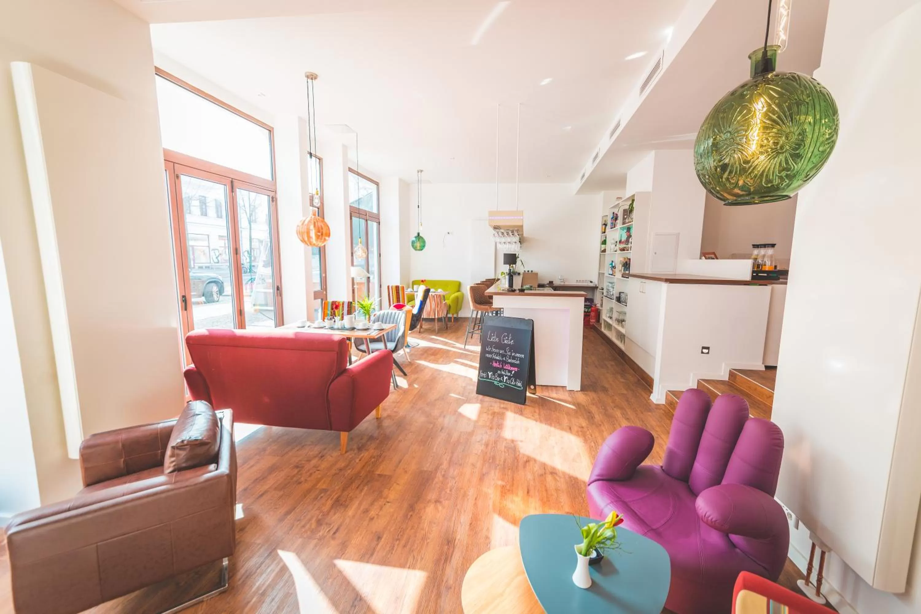 Lobby or reception in Hotel via City Leipzig Mitte