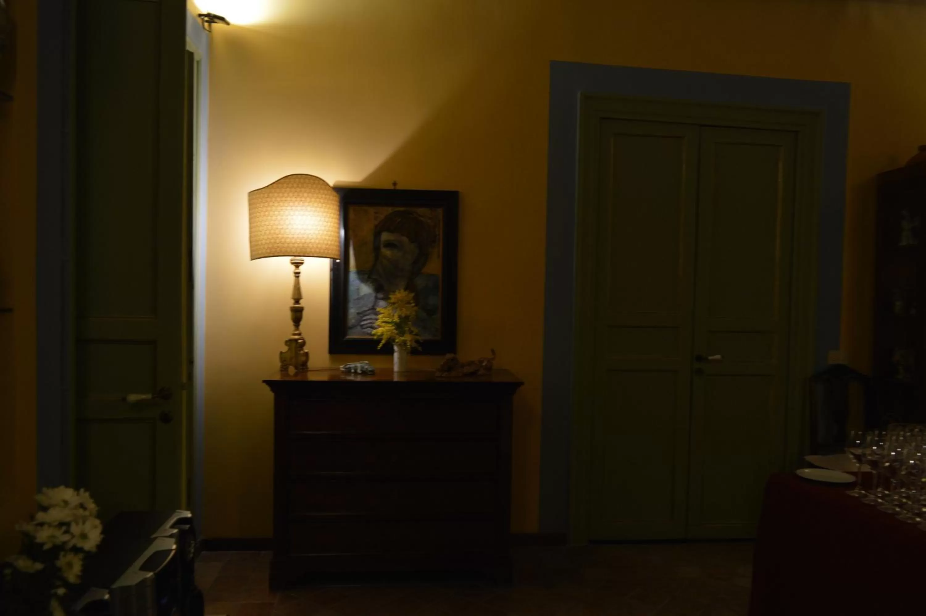 Decorative detail in La dimora del genio