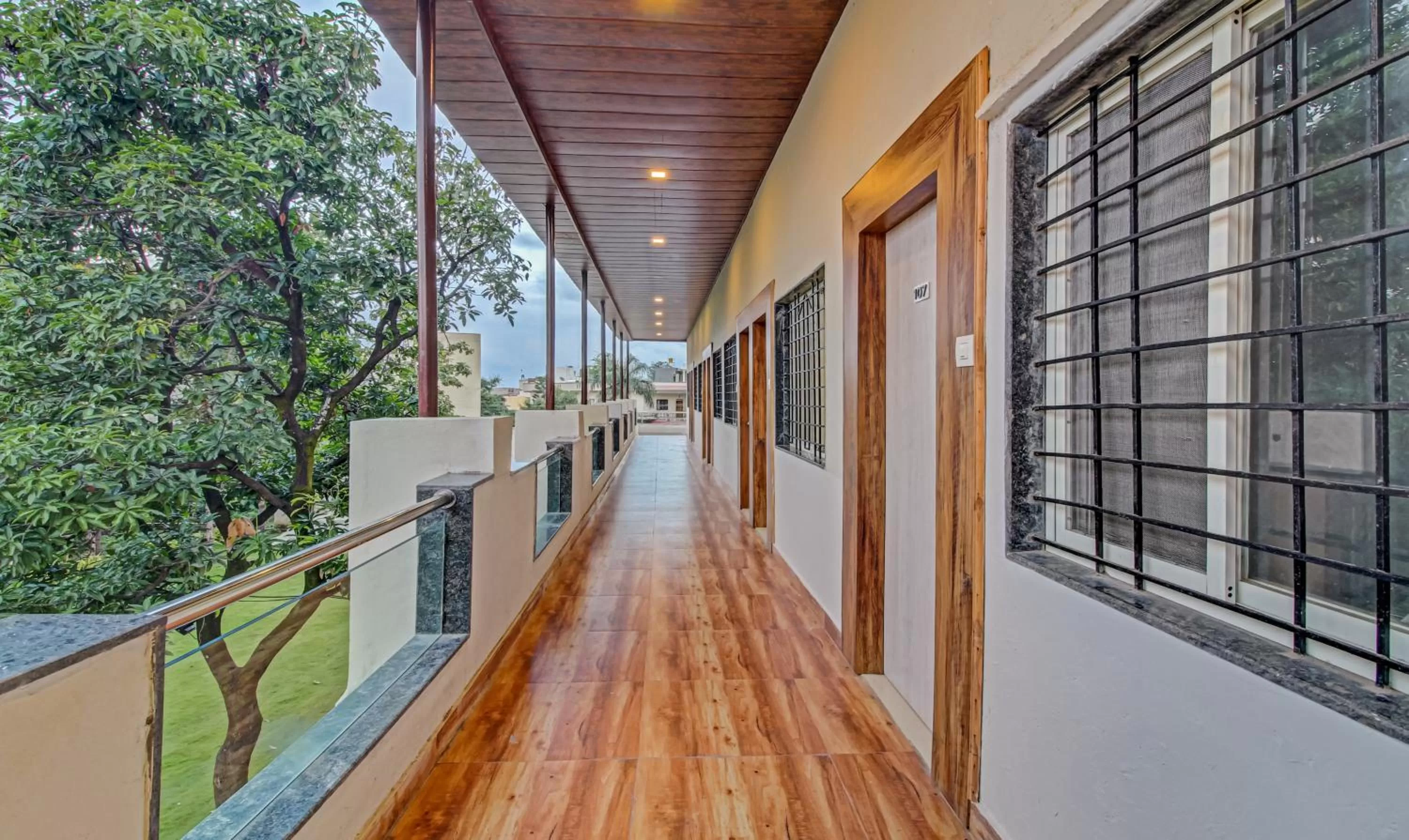 Lobby or reception in Sai Samrat Resort