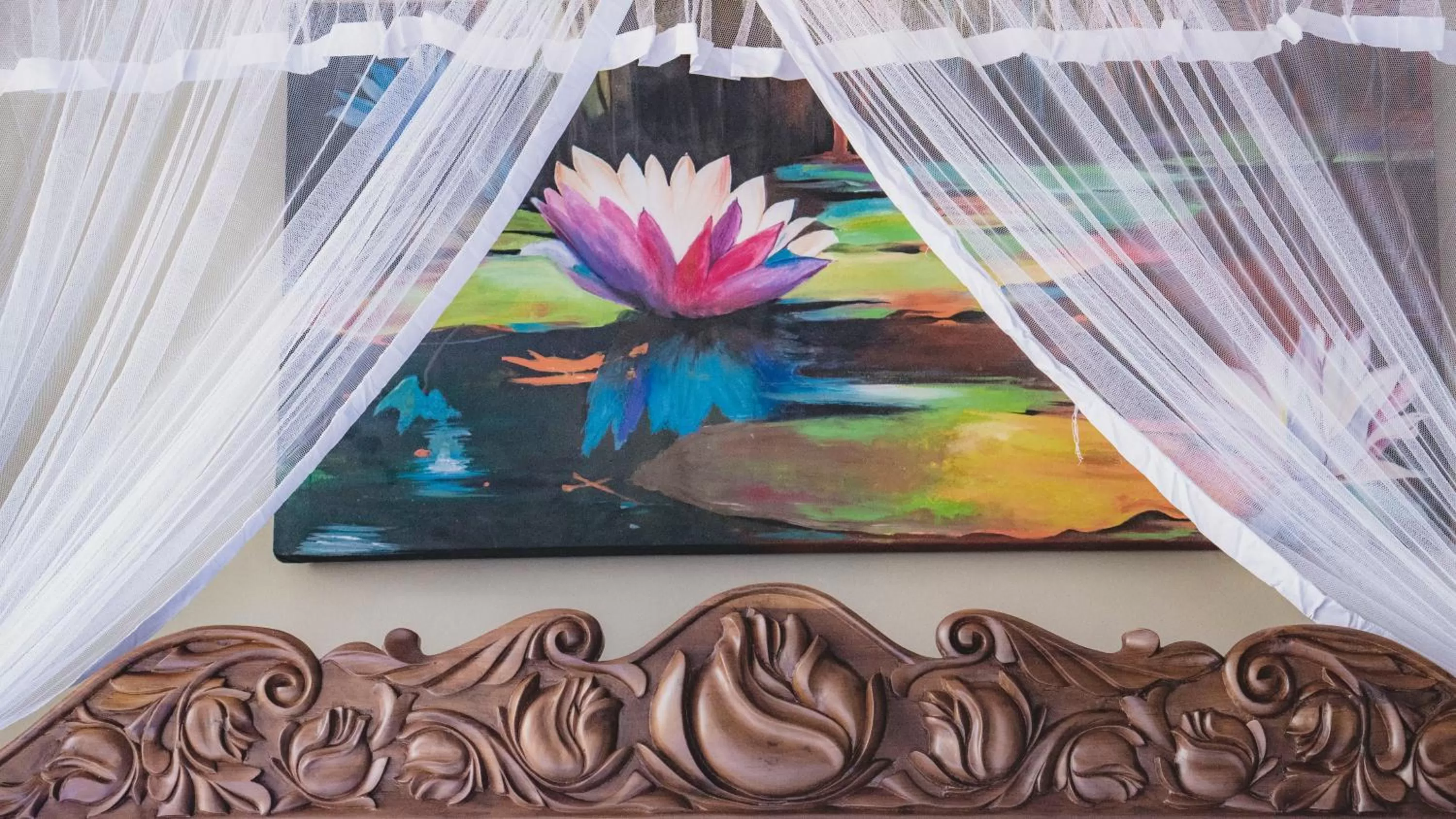 Decorative detail in Ayur Ayur Resort & Ayurveda Retreat