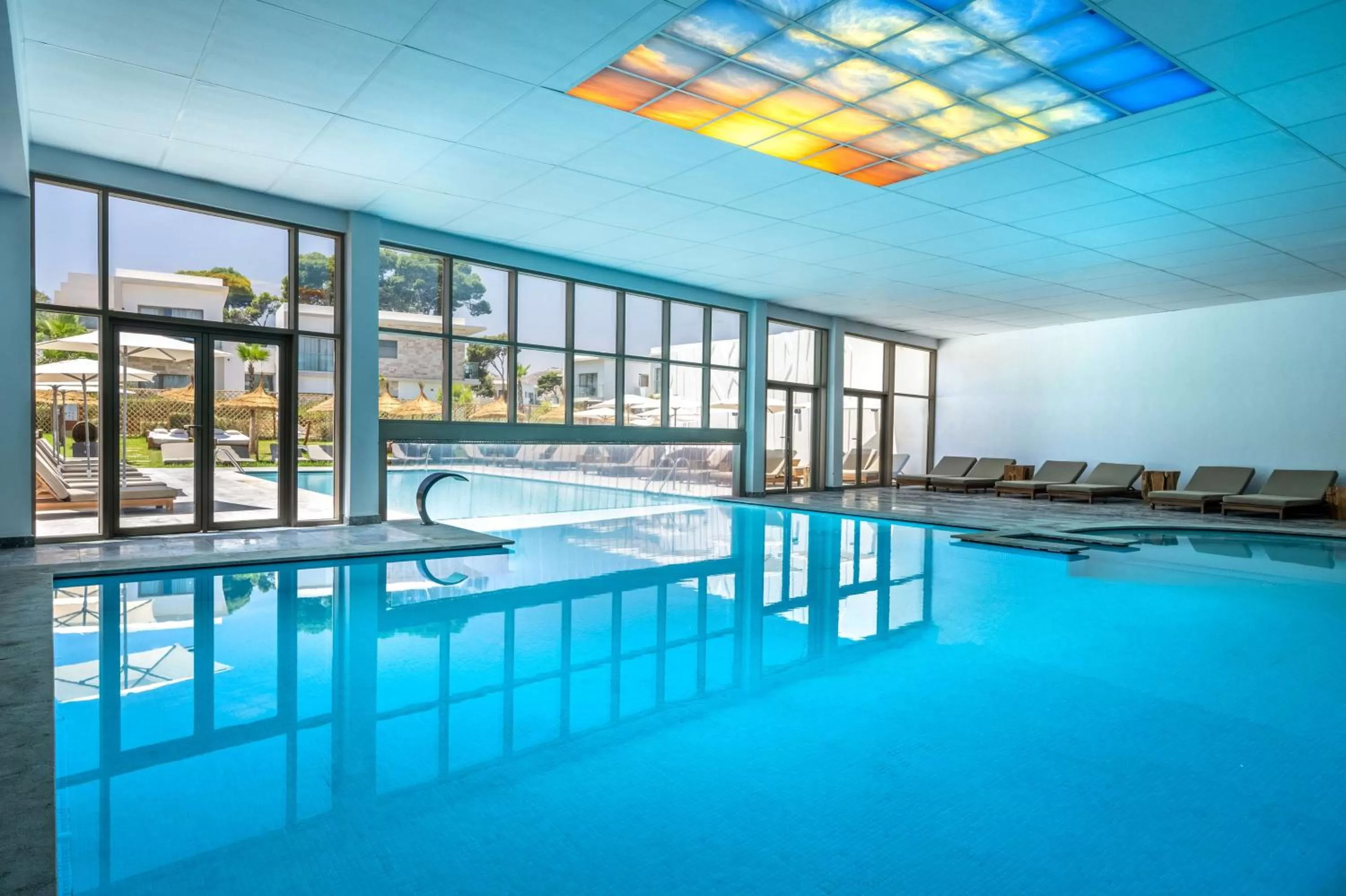 Pool view in Radisson Blu Resort Al Hoceima