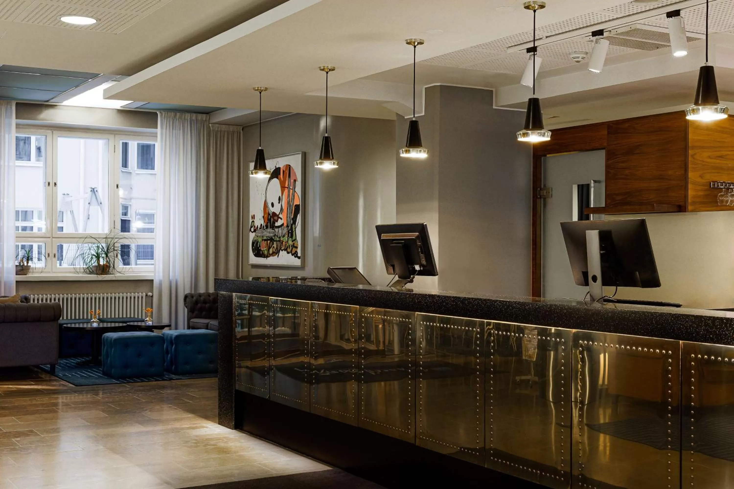 Lobby or reception in Radisson Blu Aleksanteri Hotel, Helsinki