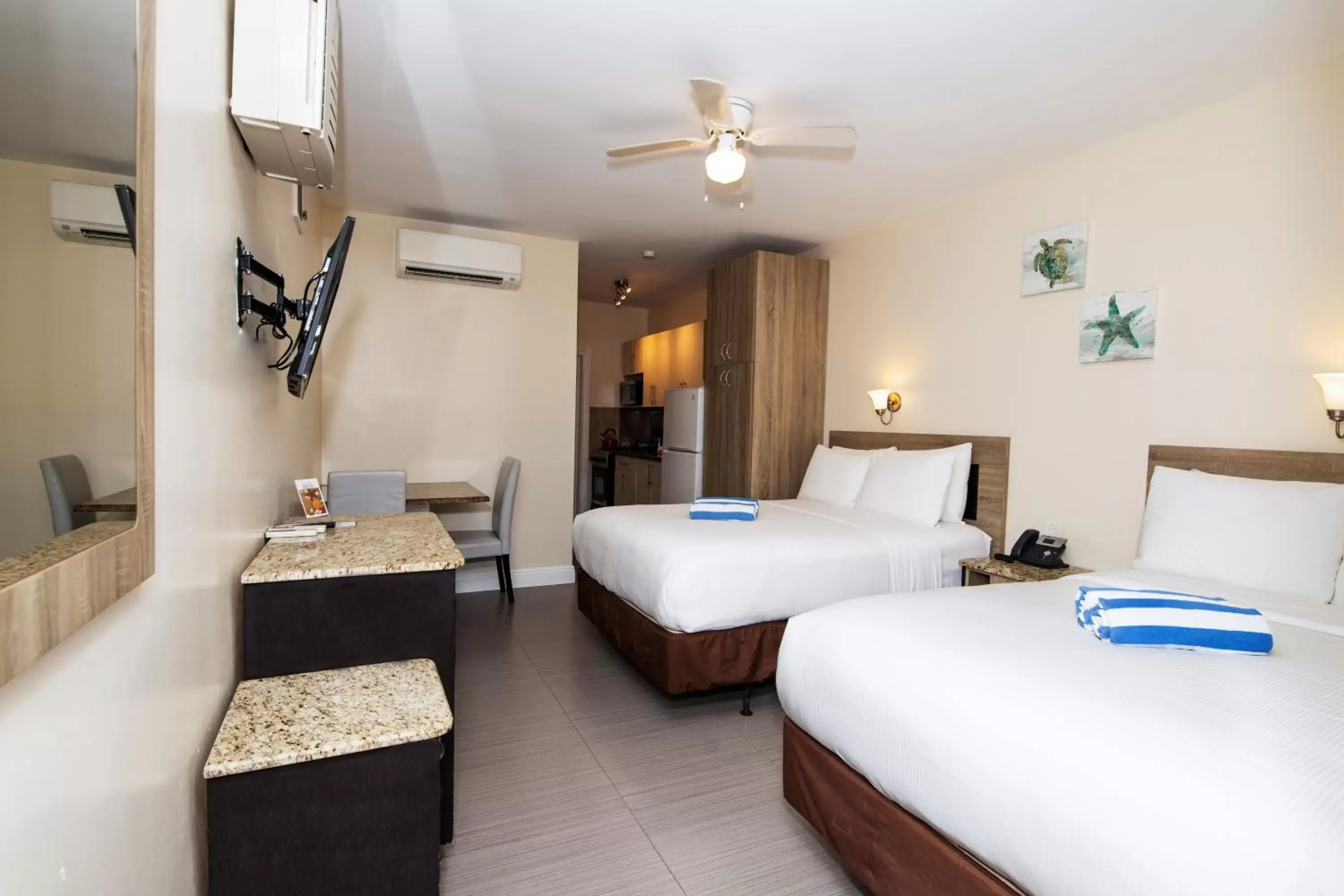Double Studio with Two Double Beds in Caribbean Resort by the Ocean Double Studio with Two Double Beds in Caribbean Resort by the Ocean