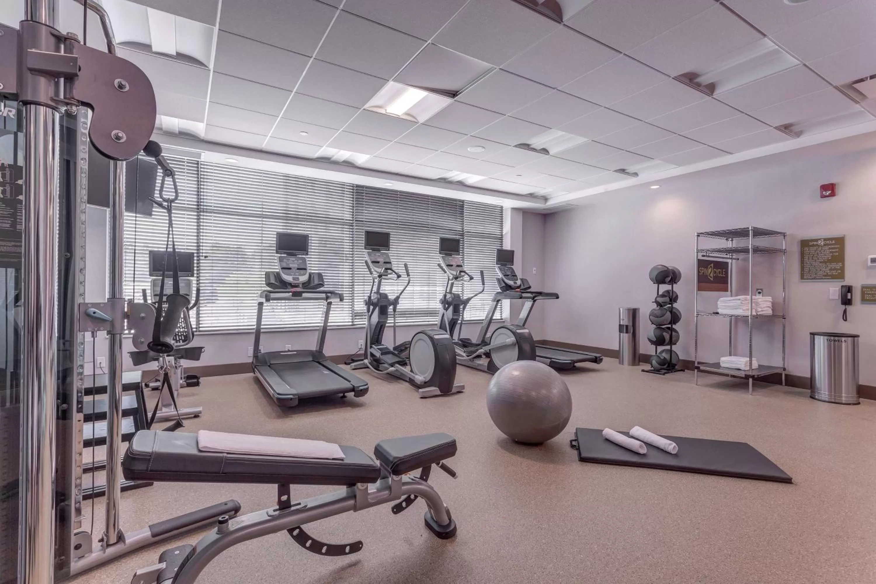 Fitness centre/facilities in Hilton Garden Inn Toronto/Brampton West, Ontario, Canada