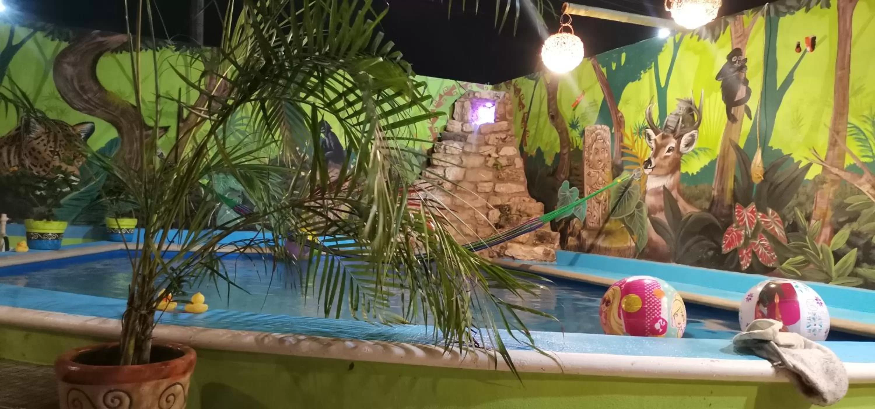 Swimming pool in Zayali Bacalar - Guest House