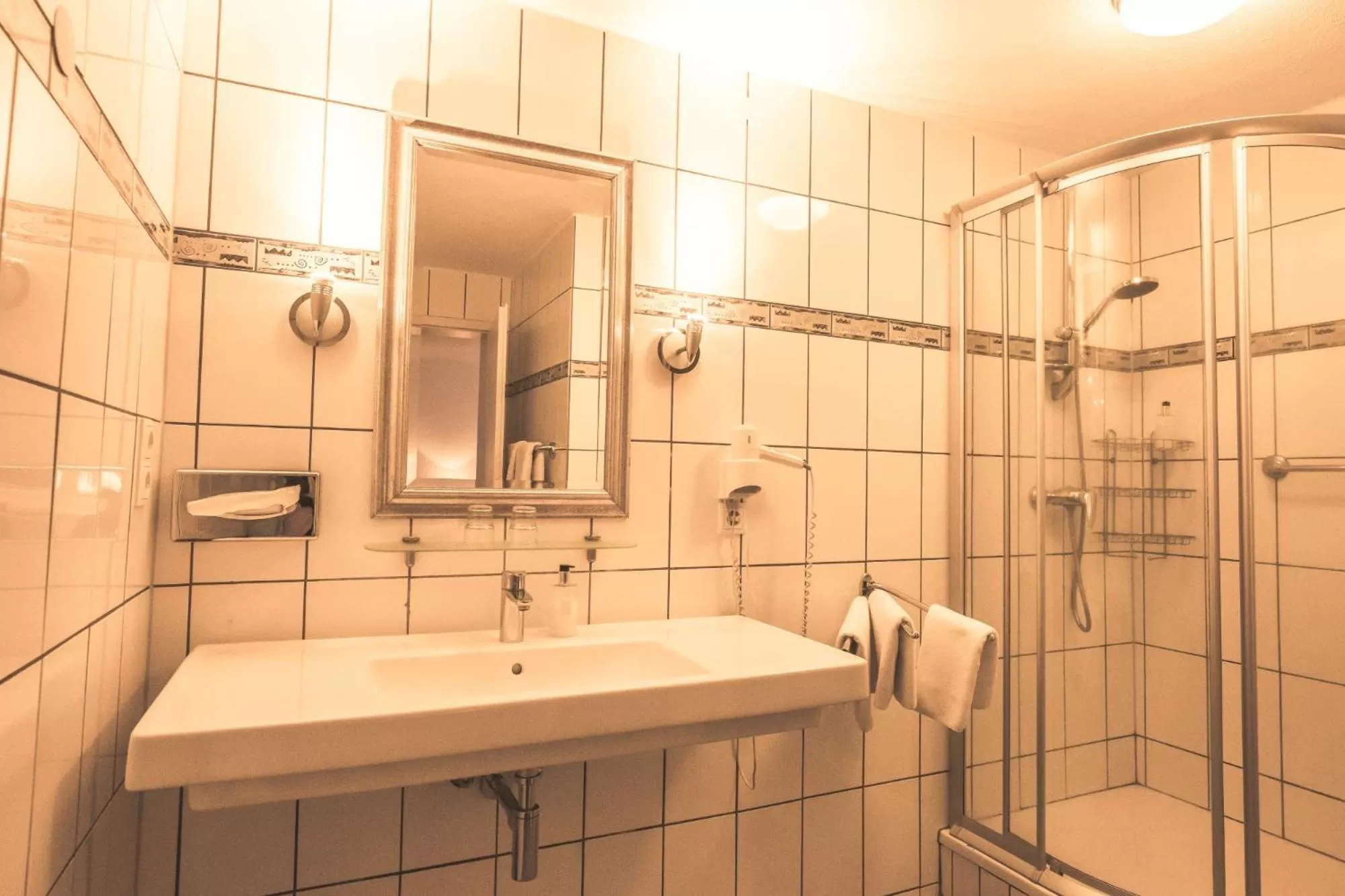 Bathroom in Wohlfühlhotel Landmann