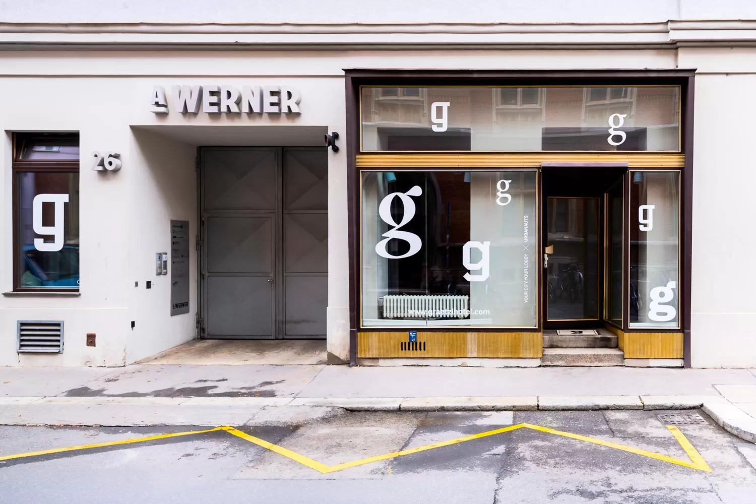 Property building in grätzlhotel beim Belvedere