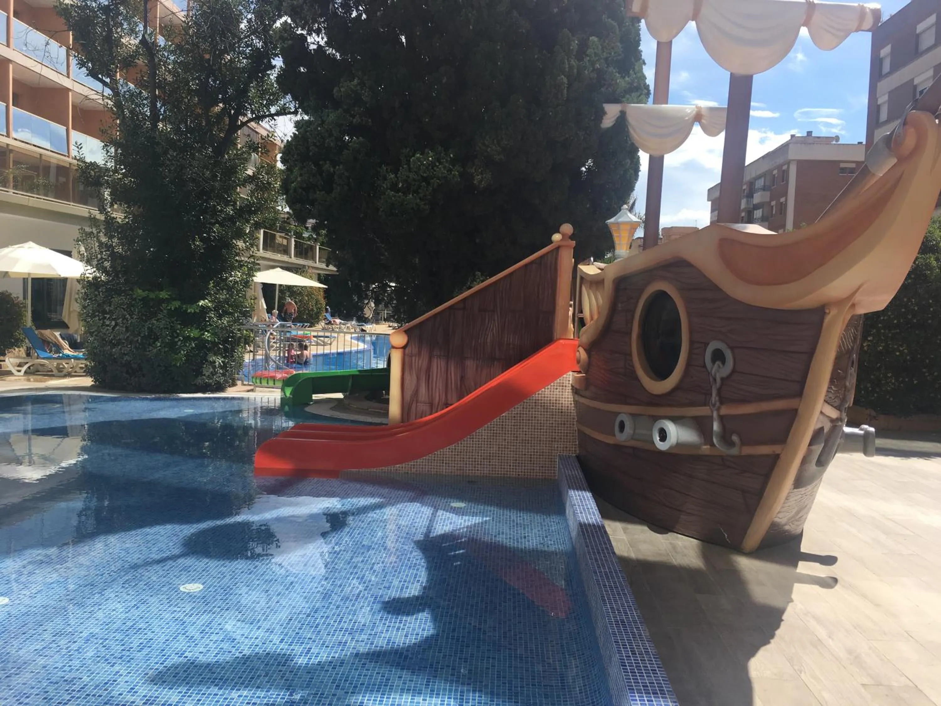 Aqua park in Hotel Bon Repos