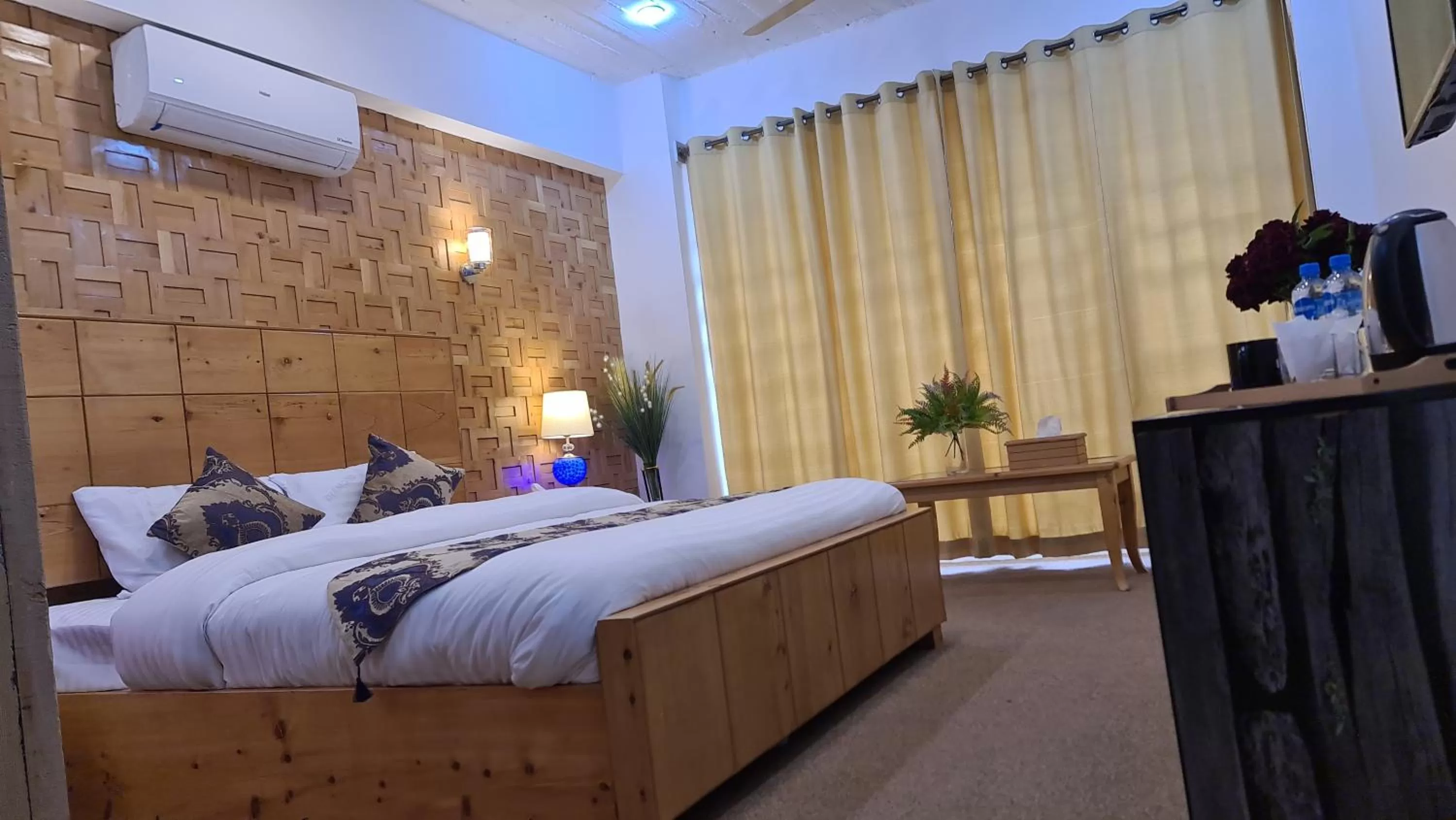 Photo of the whole room in Indus Lodges Gilgit