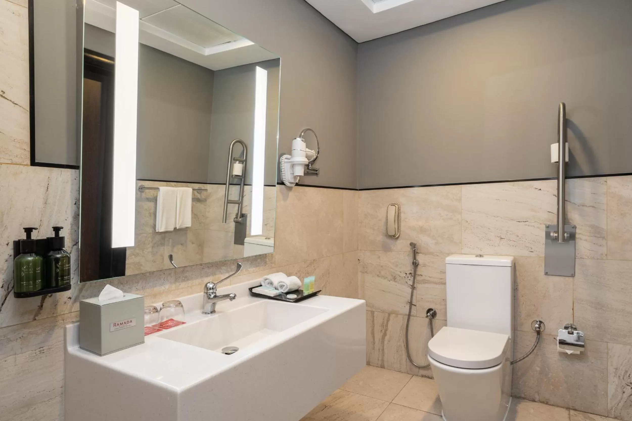 Toilet in Ramada by Wyndham Dubai Barsha Heights