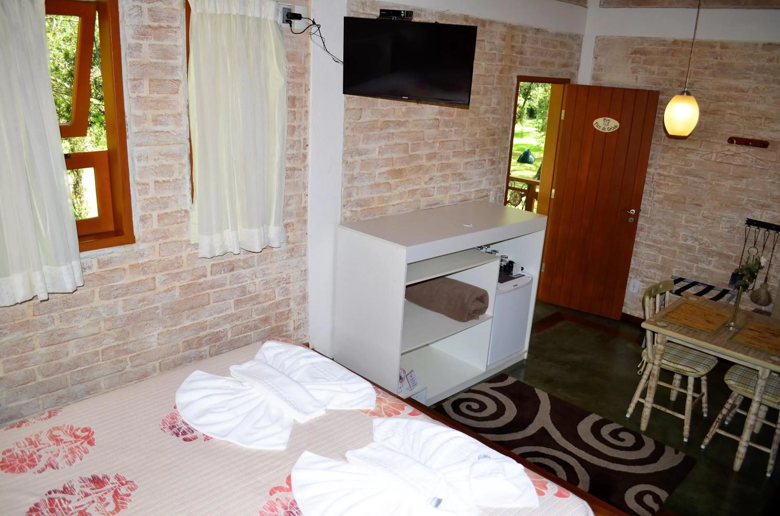 Bed in Pousada Toca Da Coruja