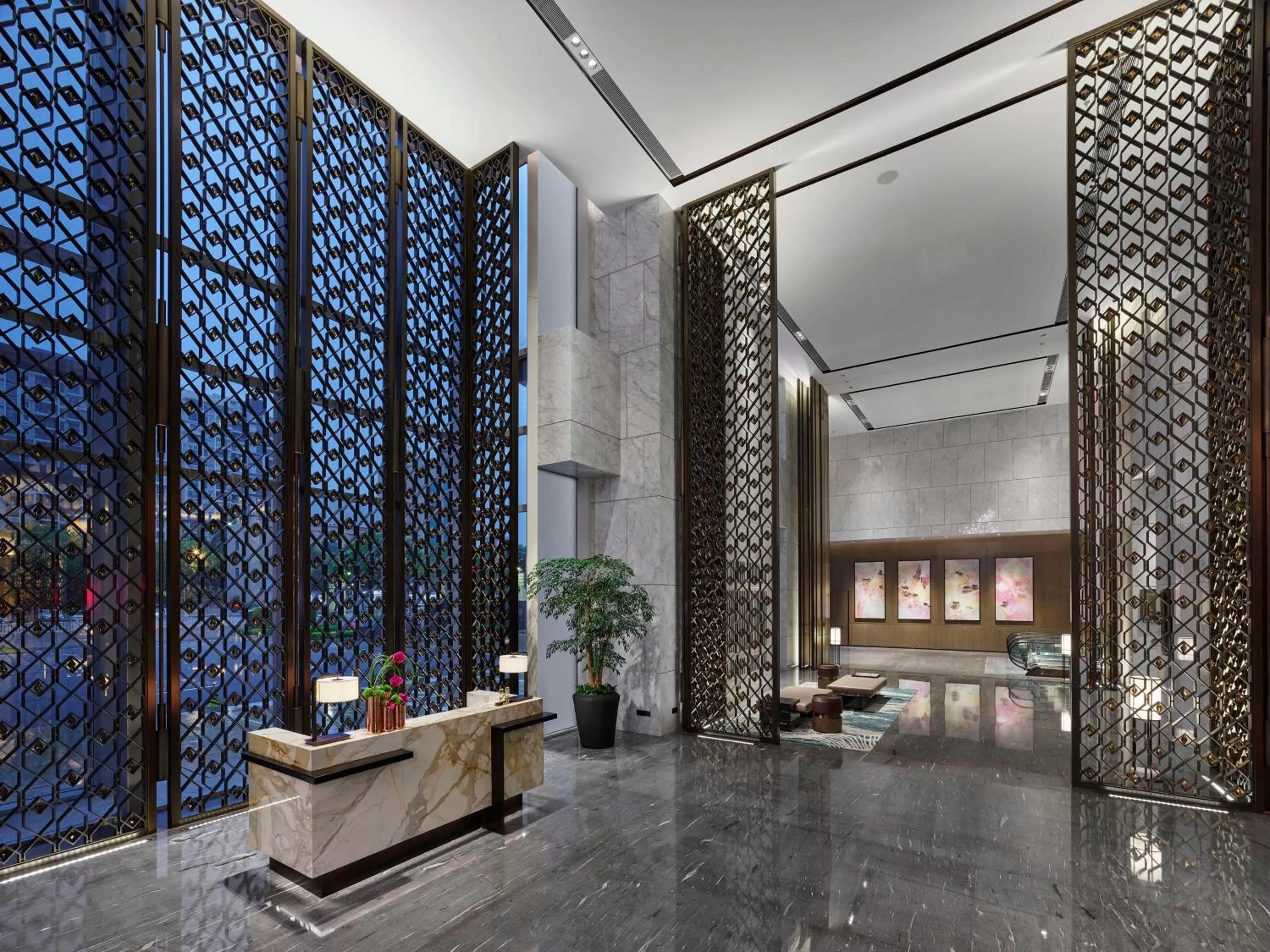 Lobby or reception in Hilton Foshan Shunde