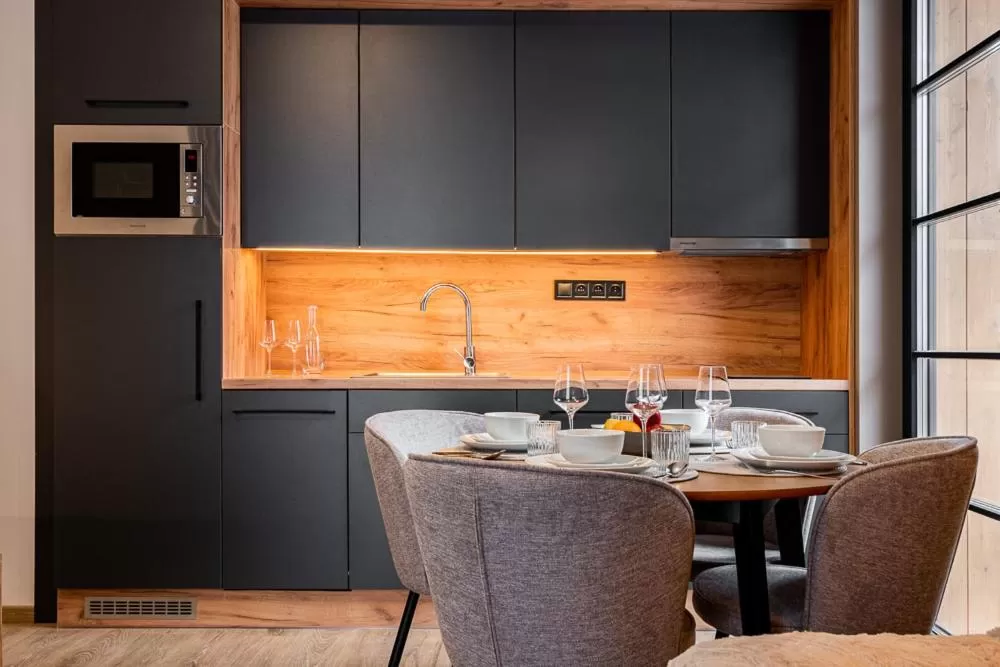 Kitchen or kitchenette in Resort Aurum Residence A