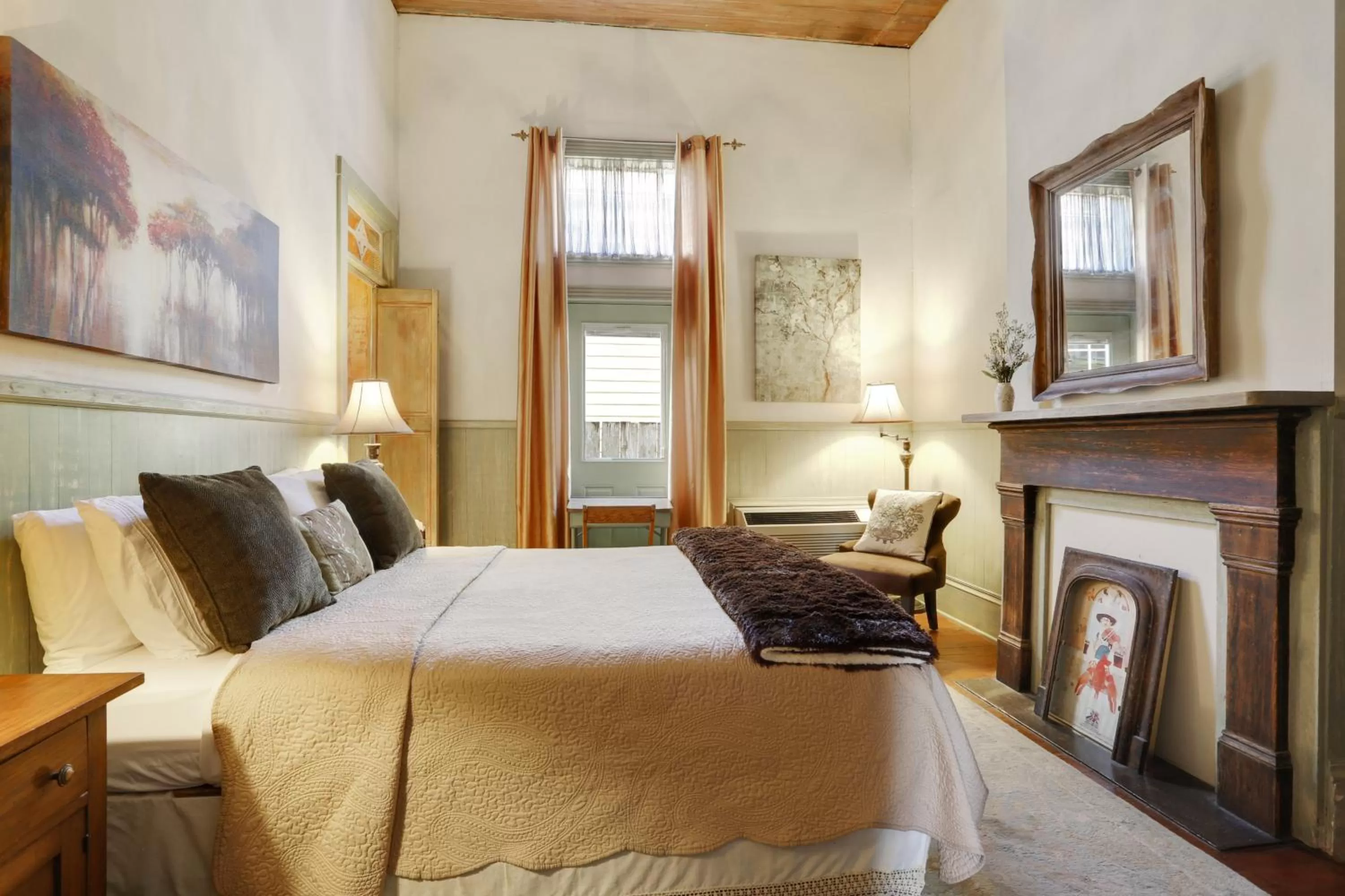 Bed in Auld Sweet Olive Bed and Breakfast