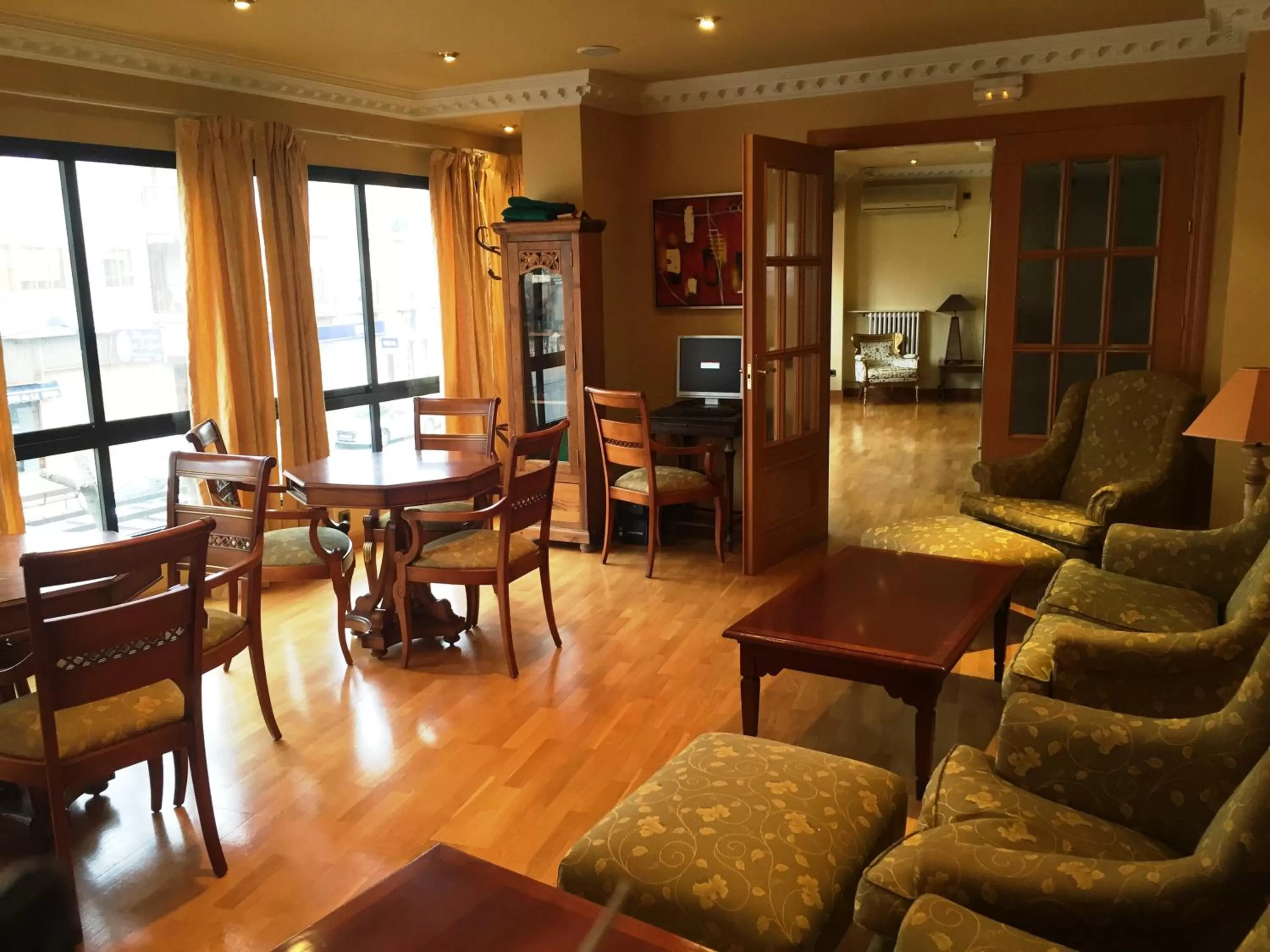 Seating area in Hotel Juanito