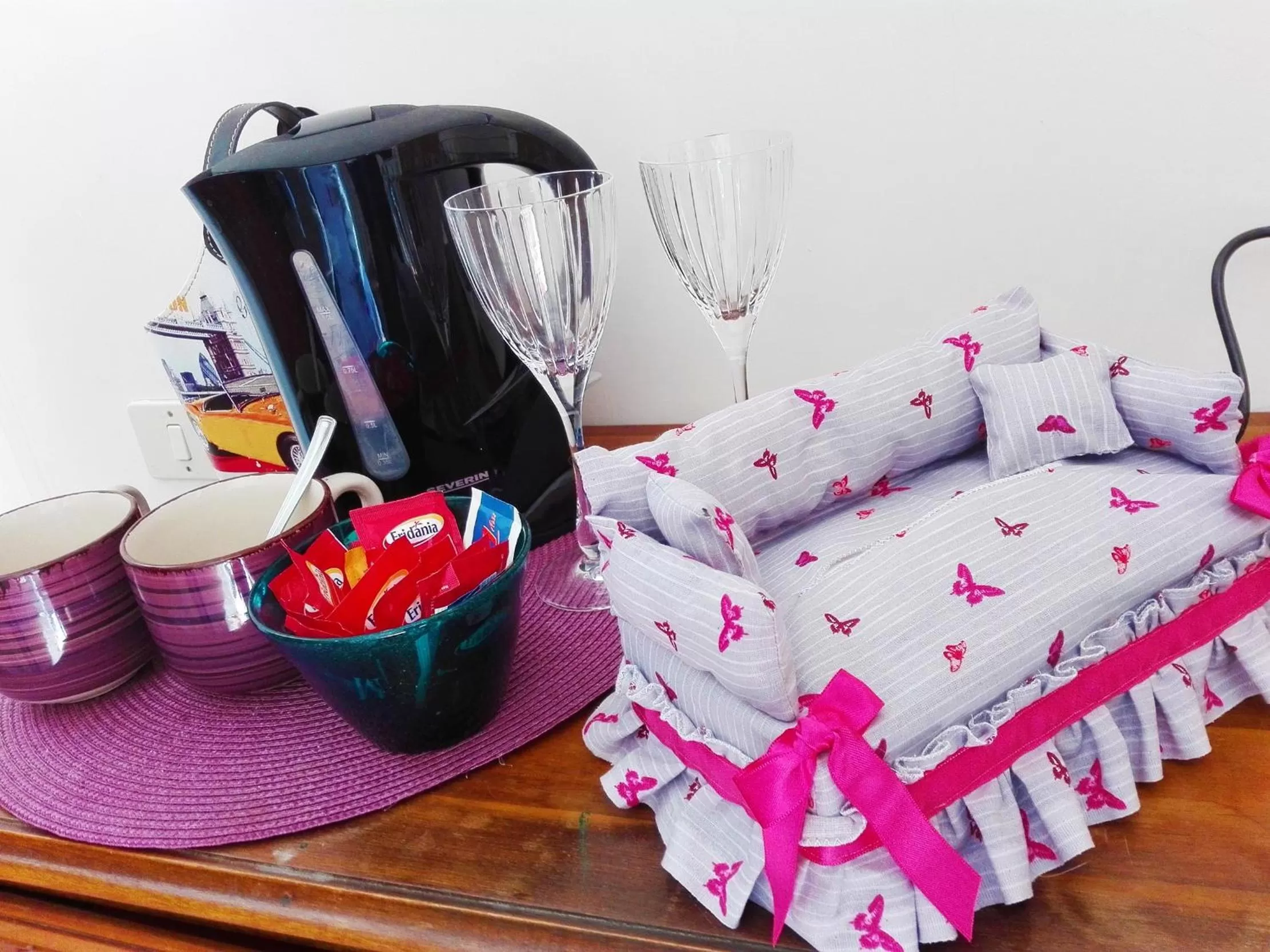Coffee/tea facilities in Bed and Breakfast Romantica Evasione