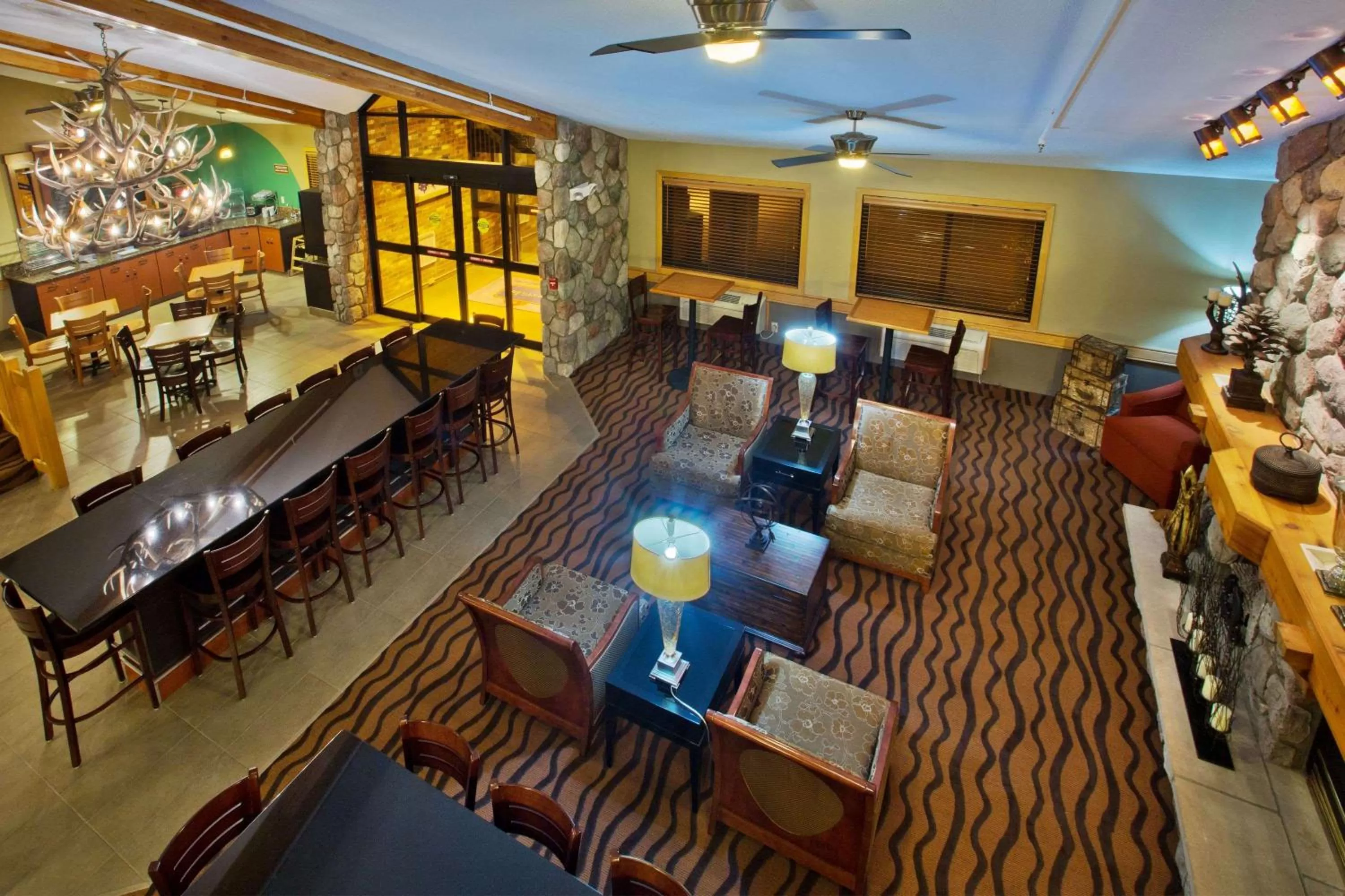 Seating area in AmericInn by Wyndham Grand Forks