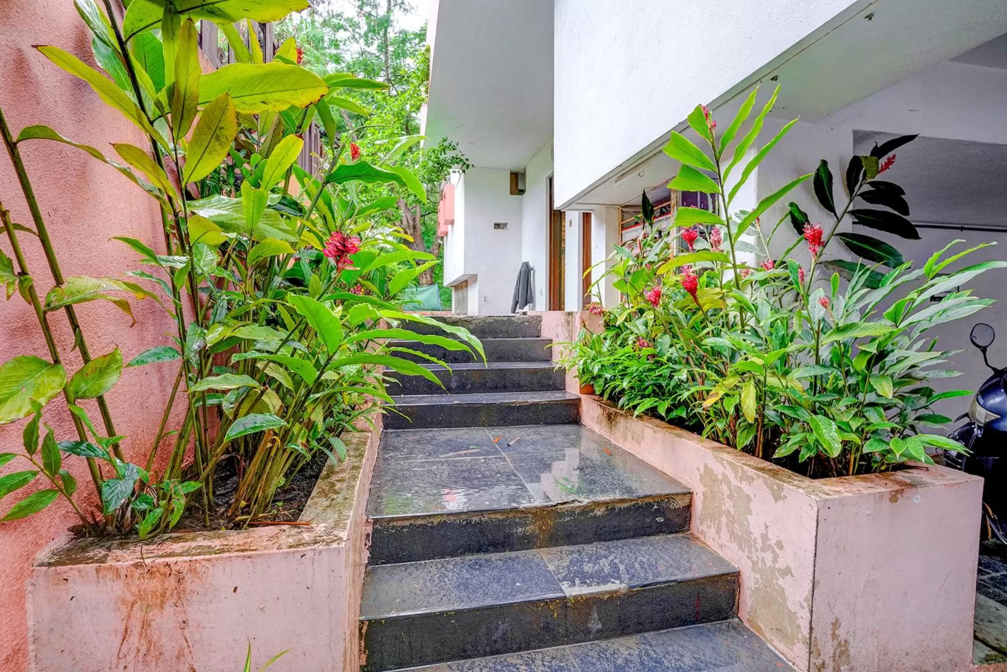 Facade/entrance in FabHotel Vardhan House
