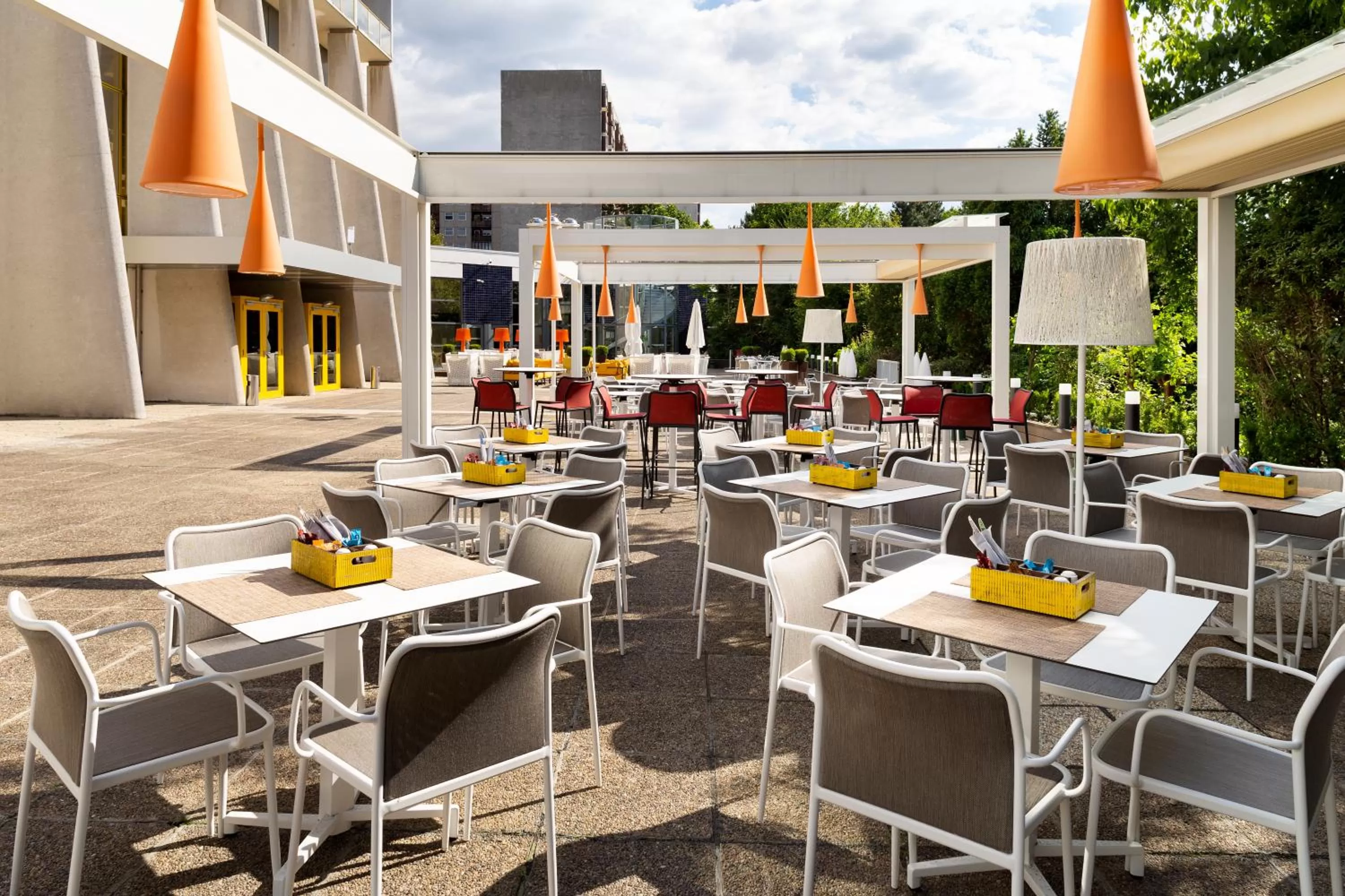 Patio in Danubius Hotel Helia