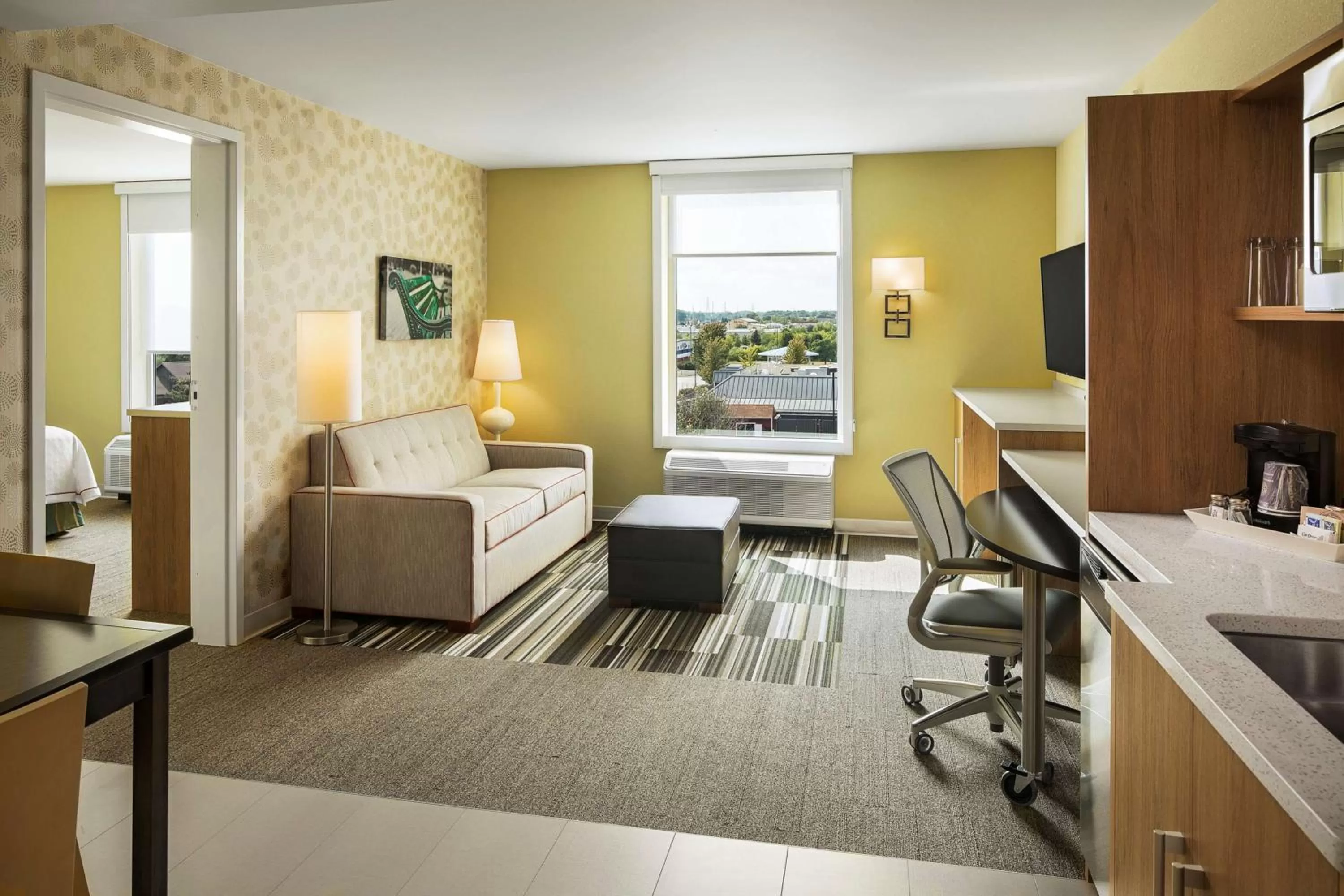 Bedroom, Bed in Home2 Suites By Hilton Mishawaka South Bend