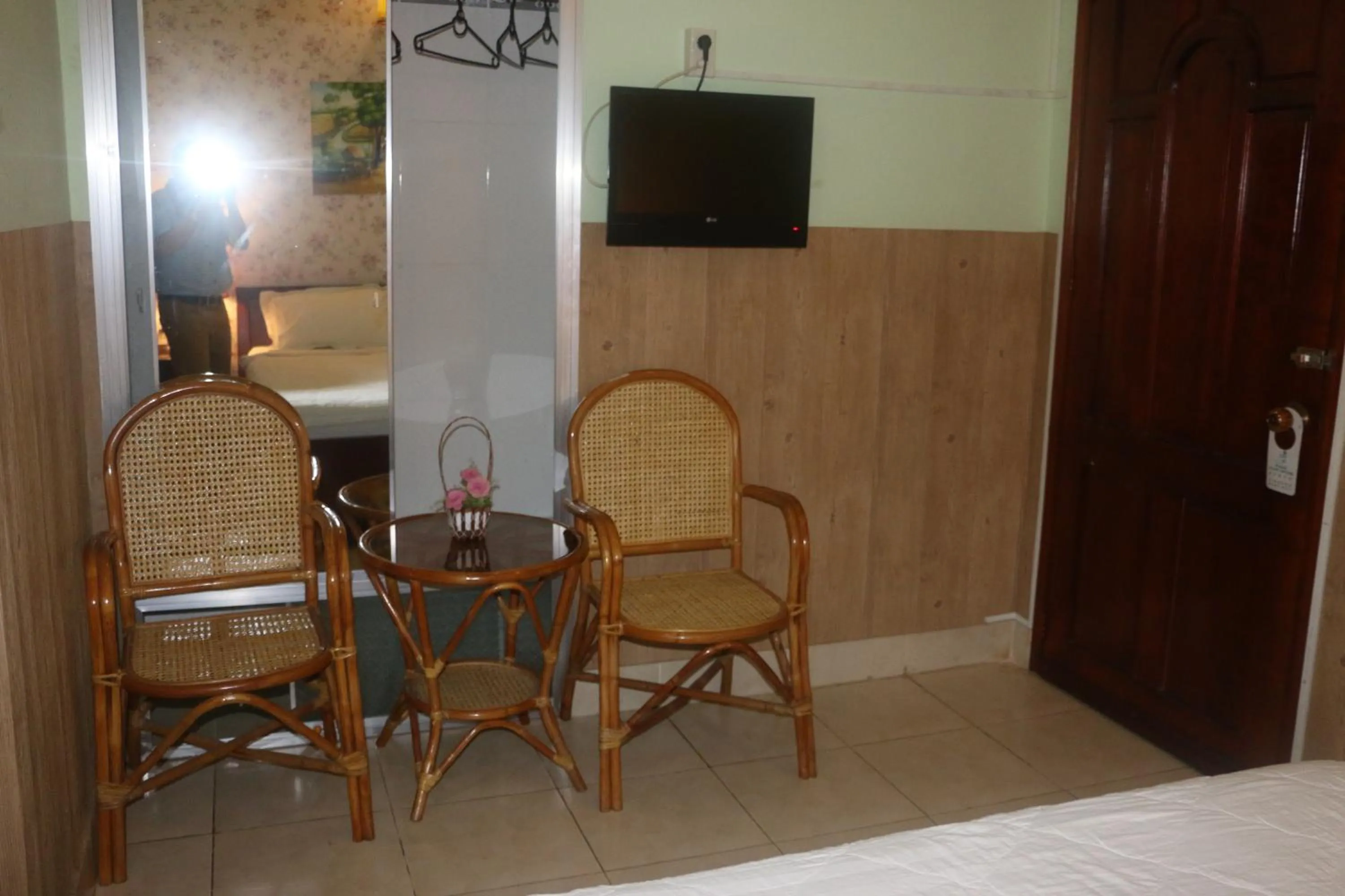 Seating area in Kim Long Hotel