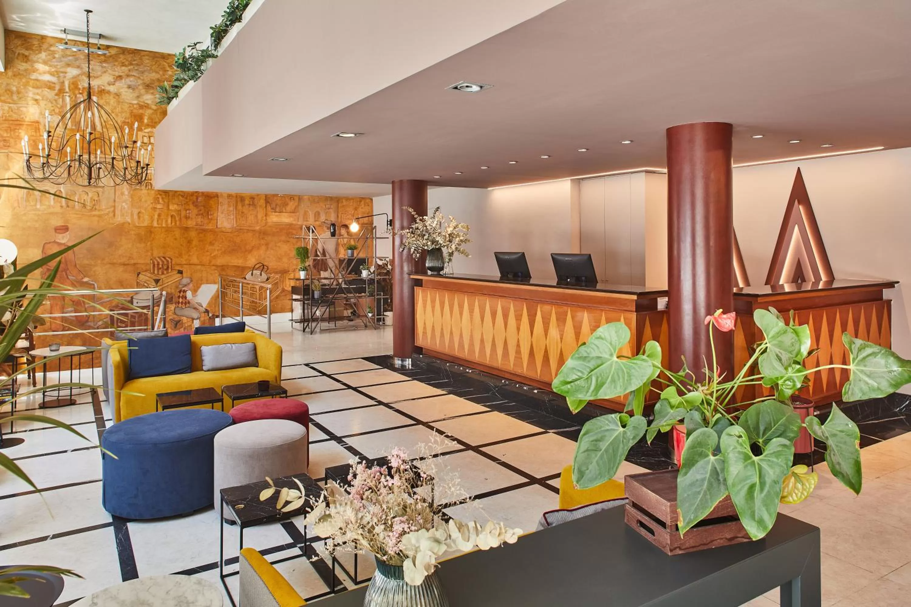 Lobby or reception in Silken Sant Gervasi