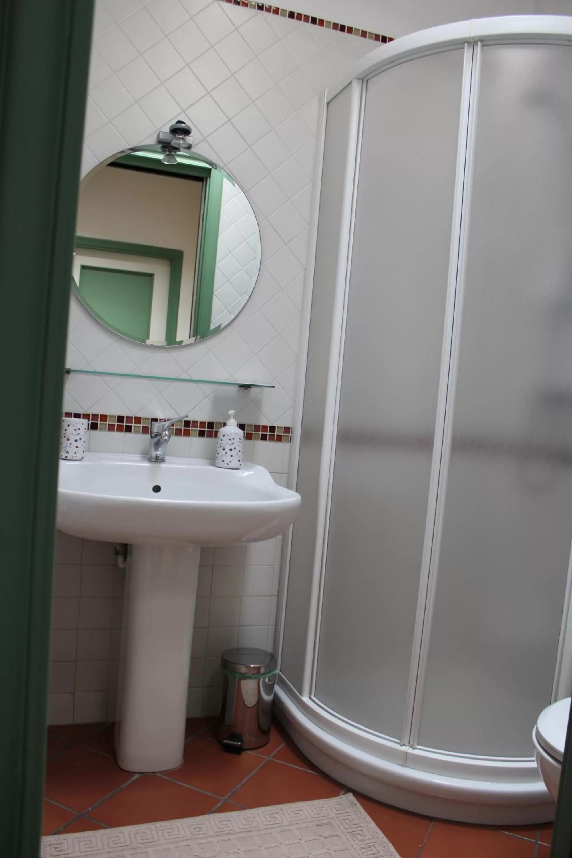 Shower in B&B Vecchia Suppenna