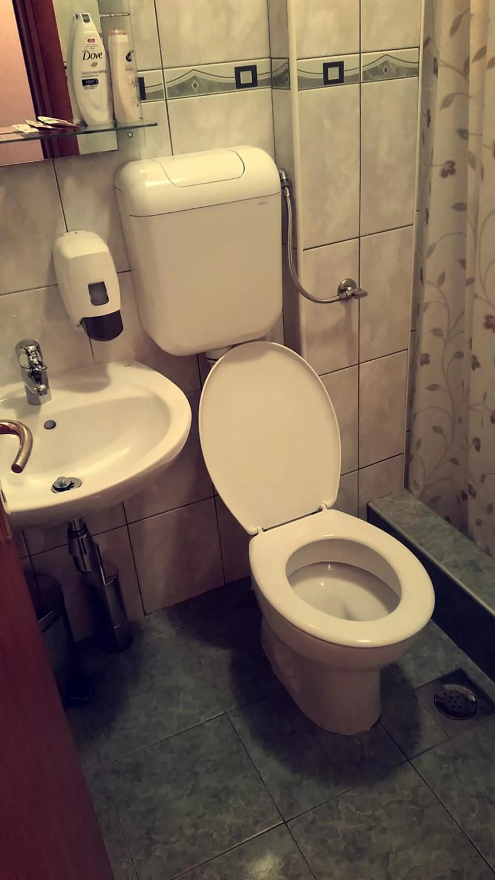 Bathroom in Motel Aura