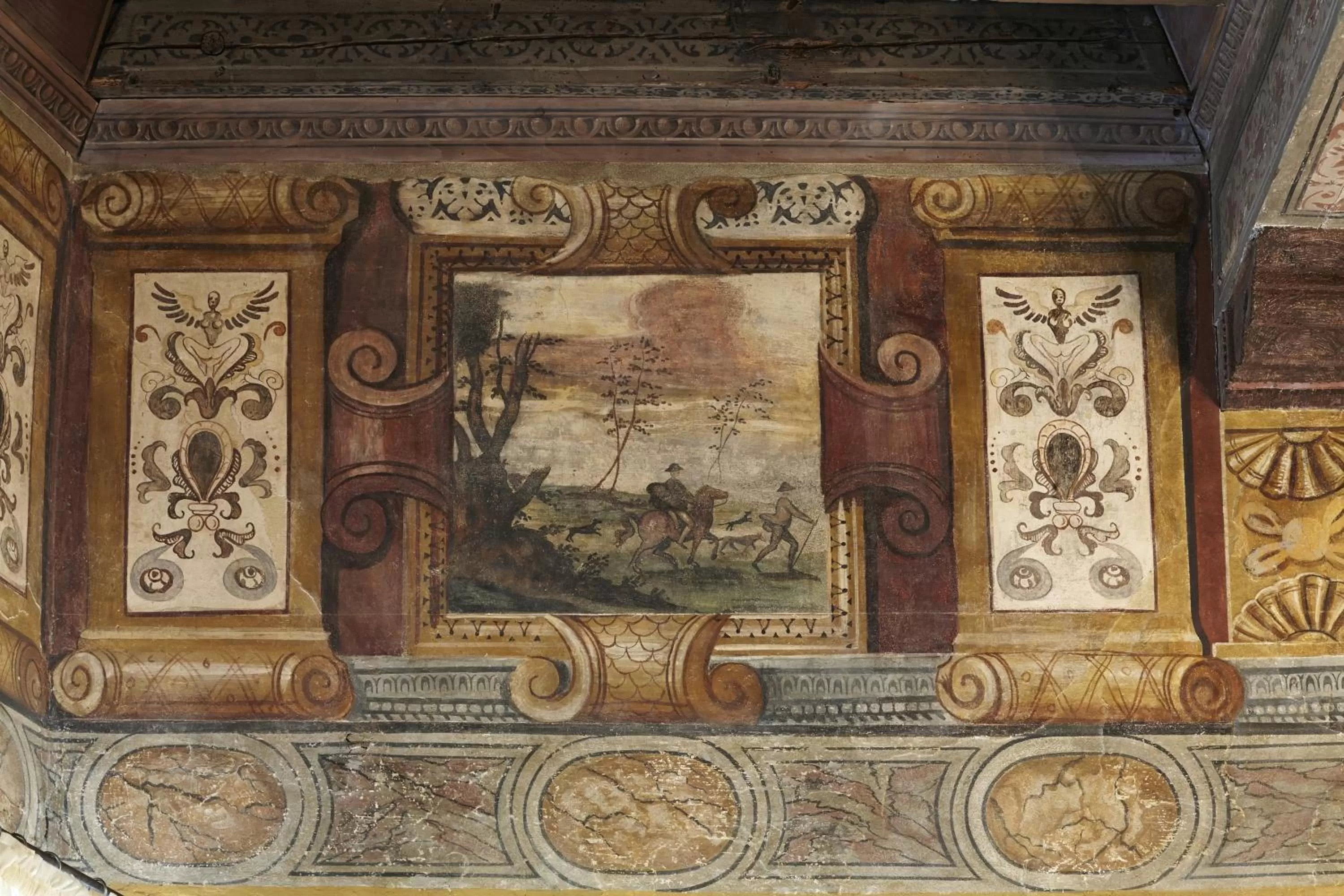 Decorative detail in Albergo Cappello