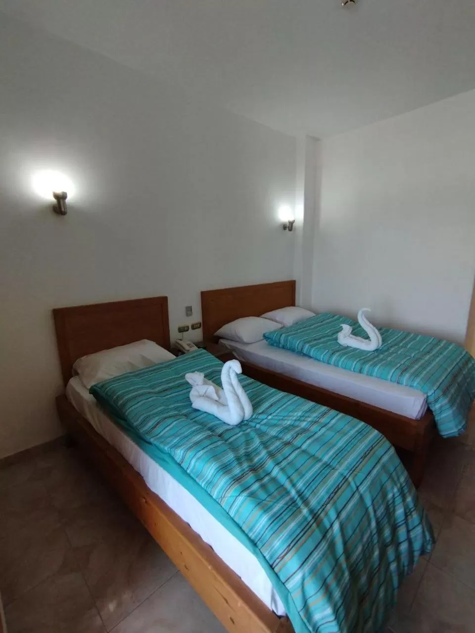 Bed in Sea View Hotel