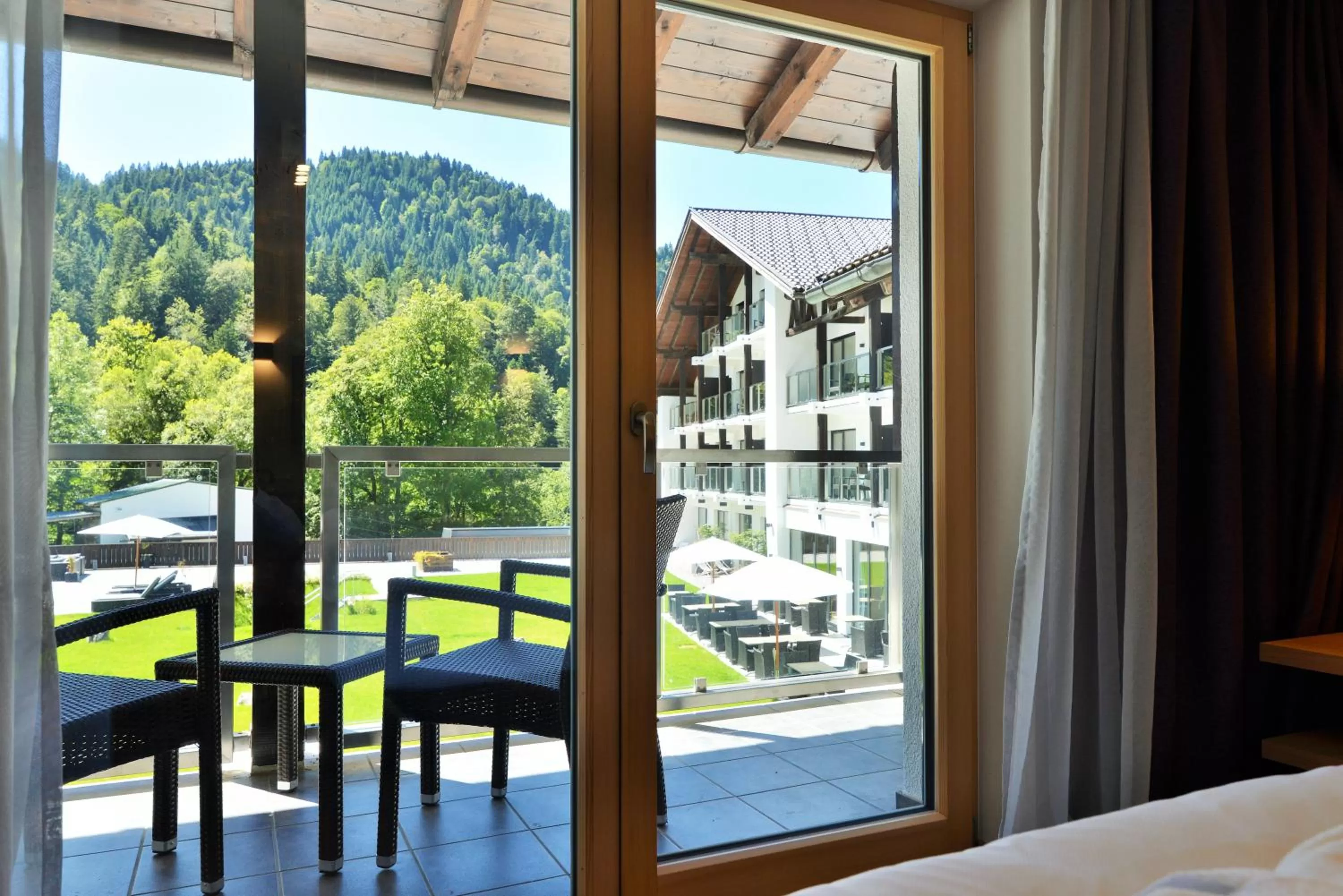 Room with Balcony - single occupancy in Das Graseck - mountain hideaway & health care