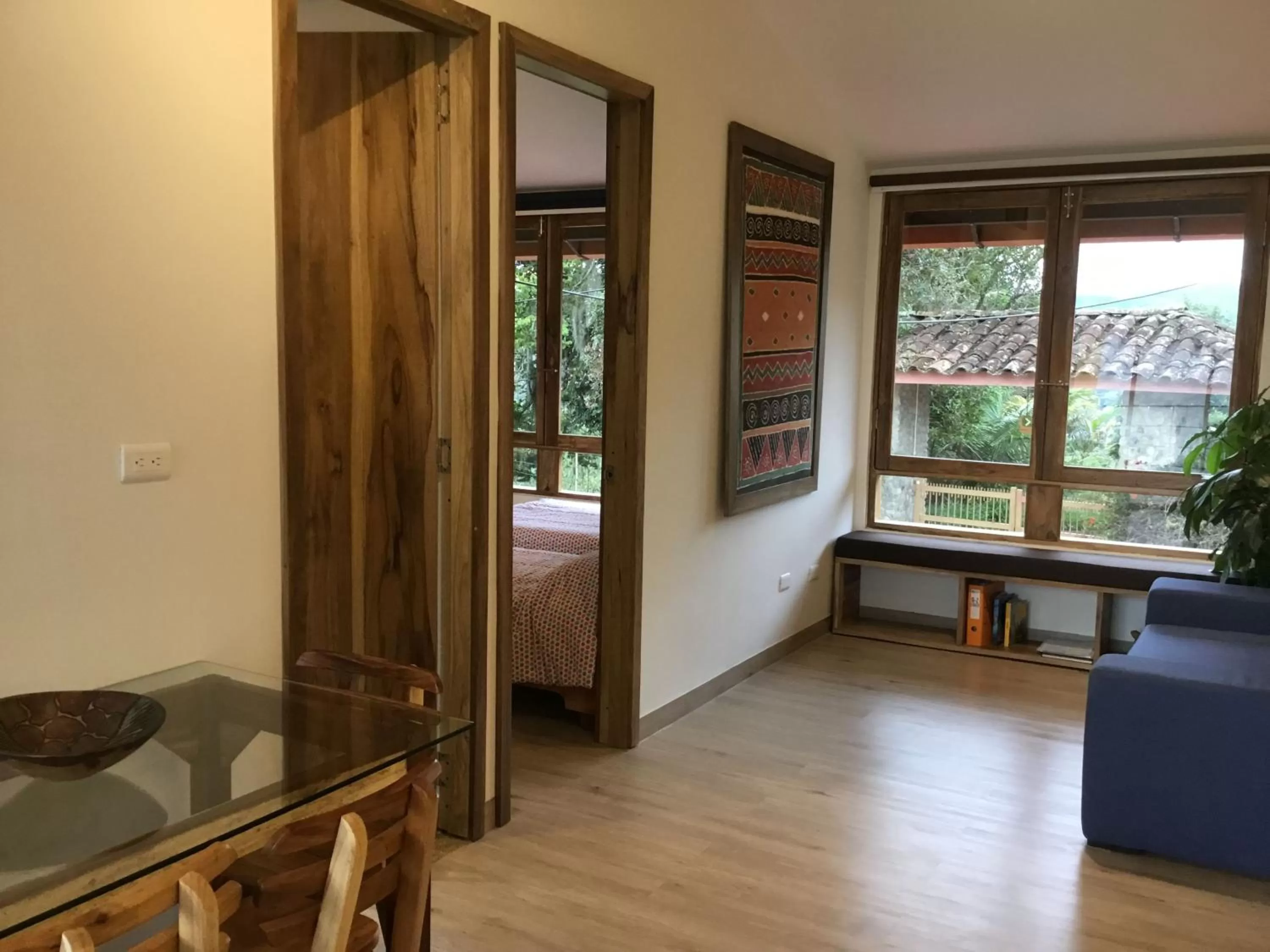 Living room in Hotel La Caracola