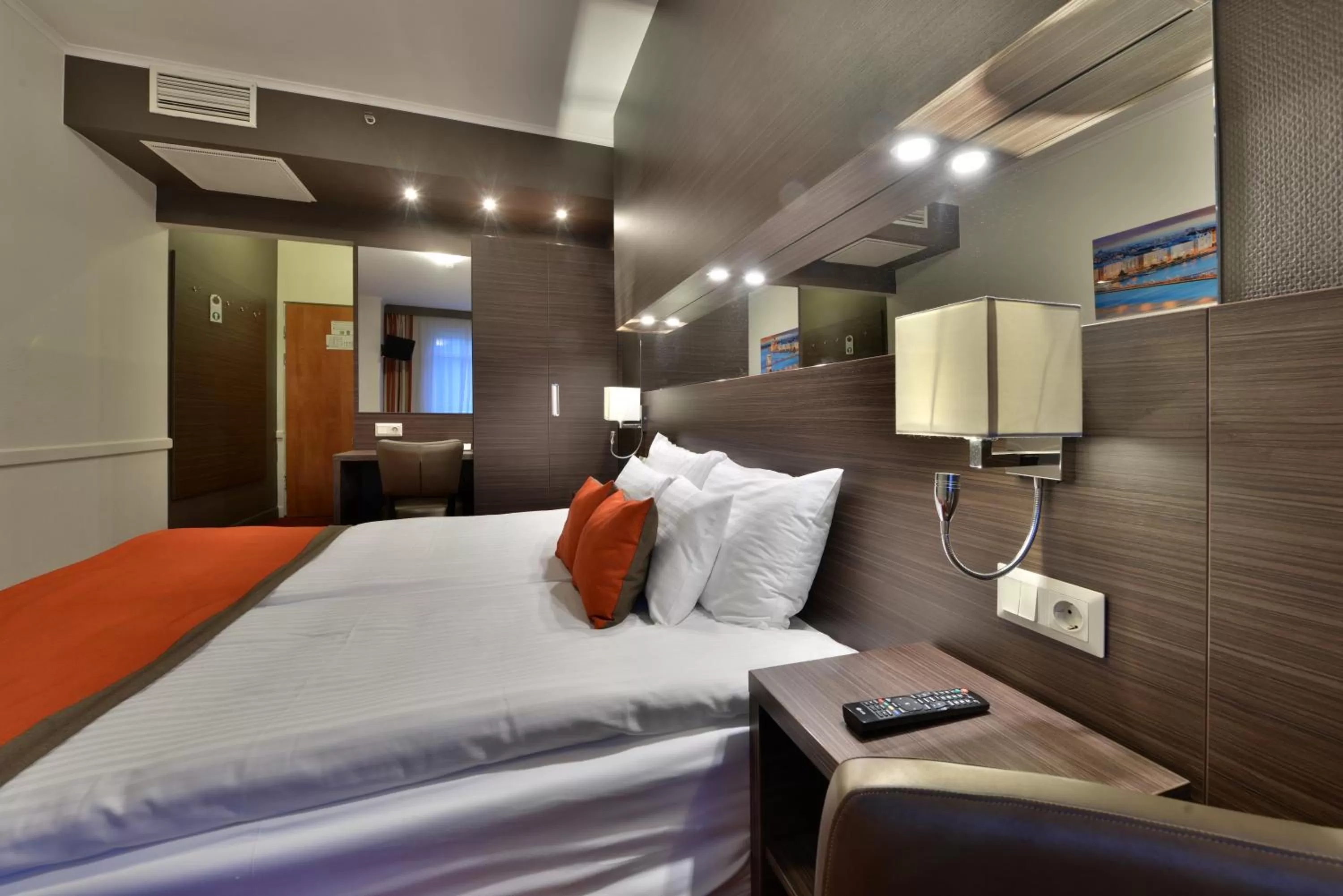 Bed in Hotel City Inn