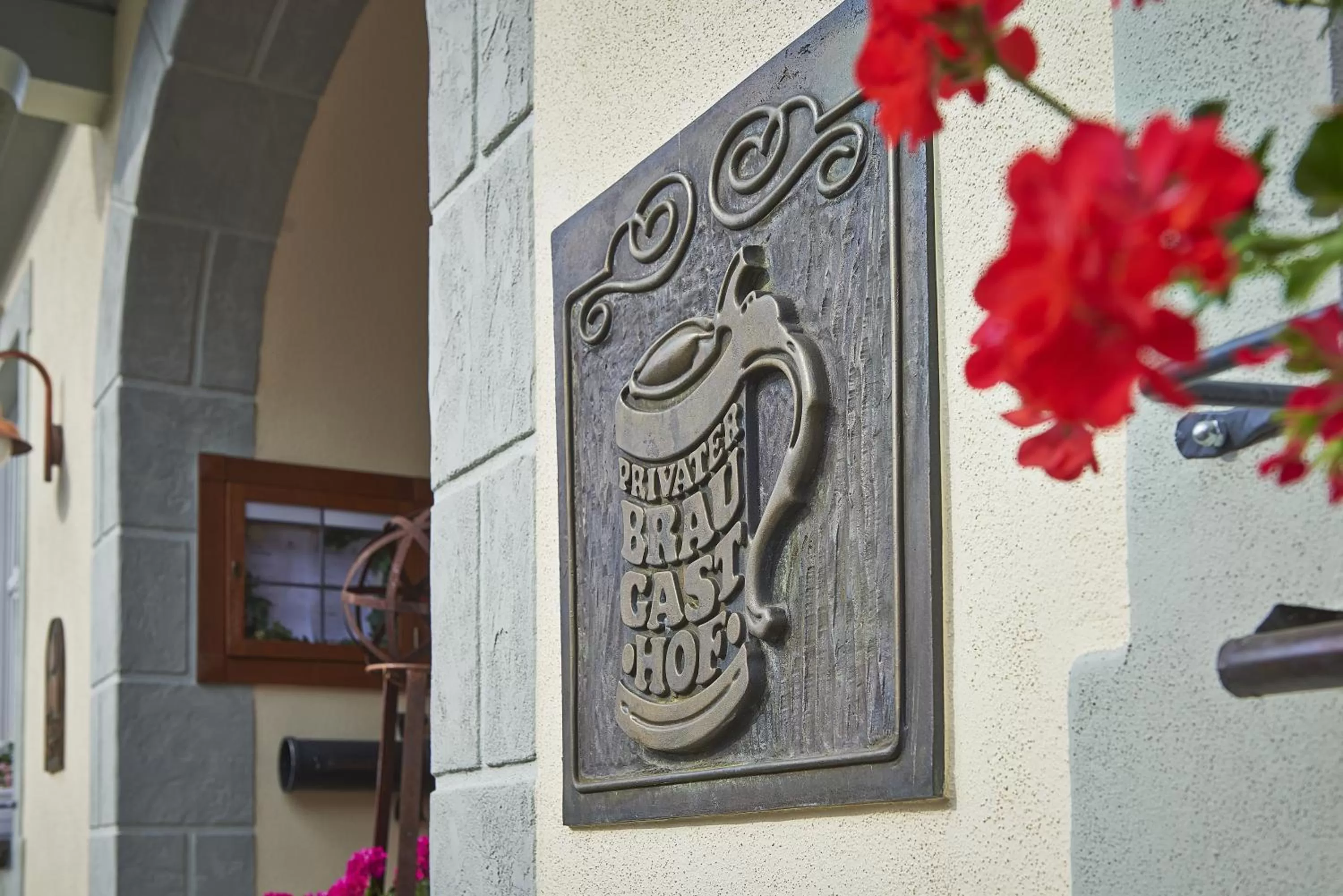 Decorative detail in Brauereigasthof Zum Löwenbräu