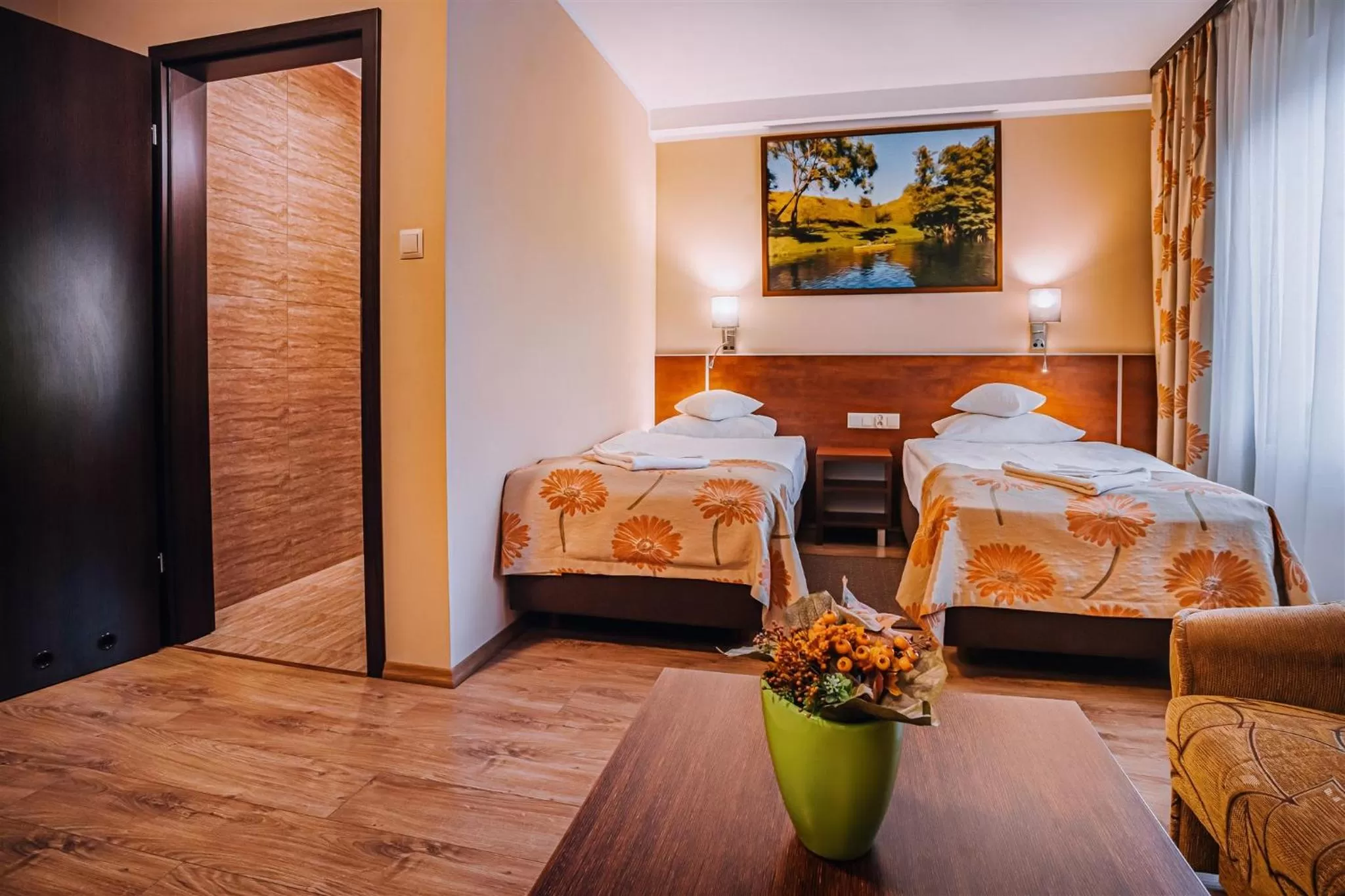 Bed in Villa Skomanda