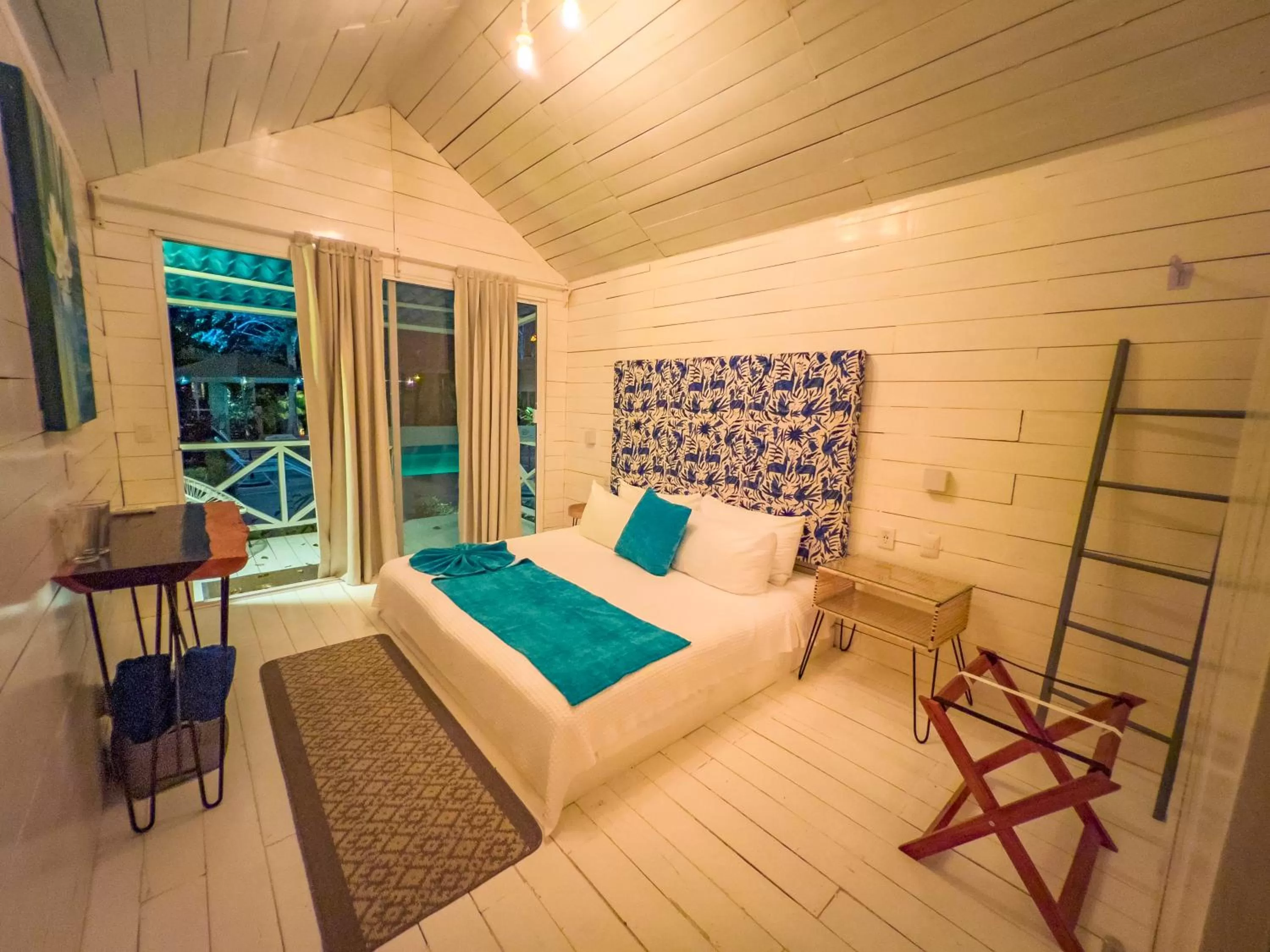 Bed in Zensus Eco Boutique Hotel