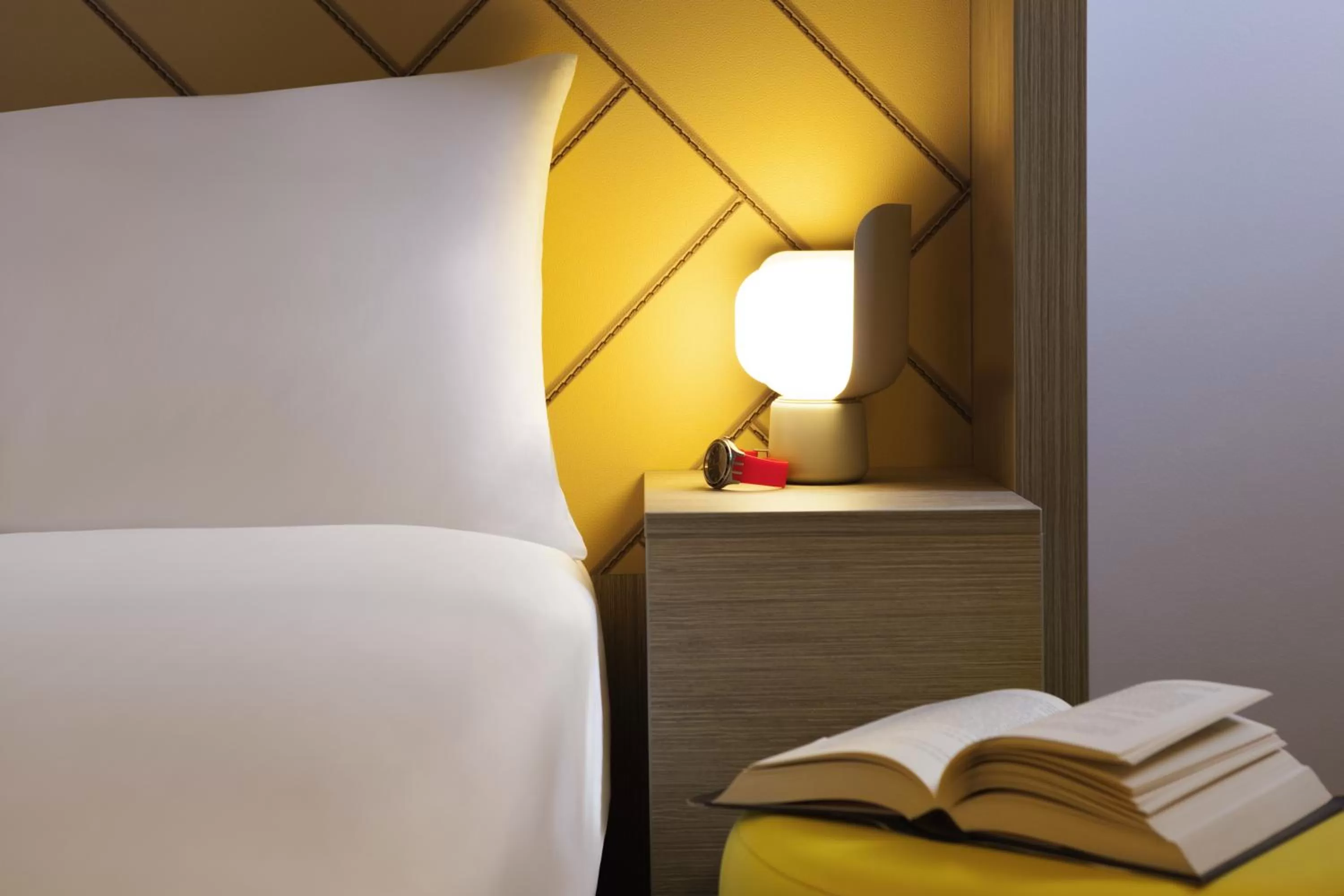 Bed in Ibis Styles Paris Massena Olympiades