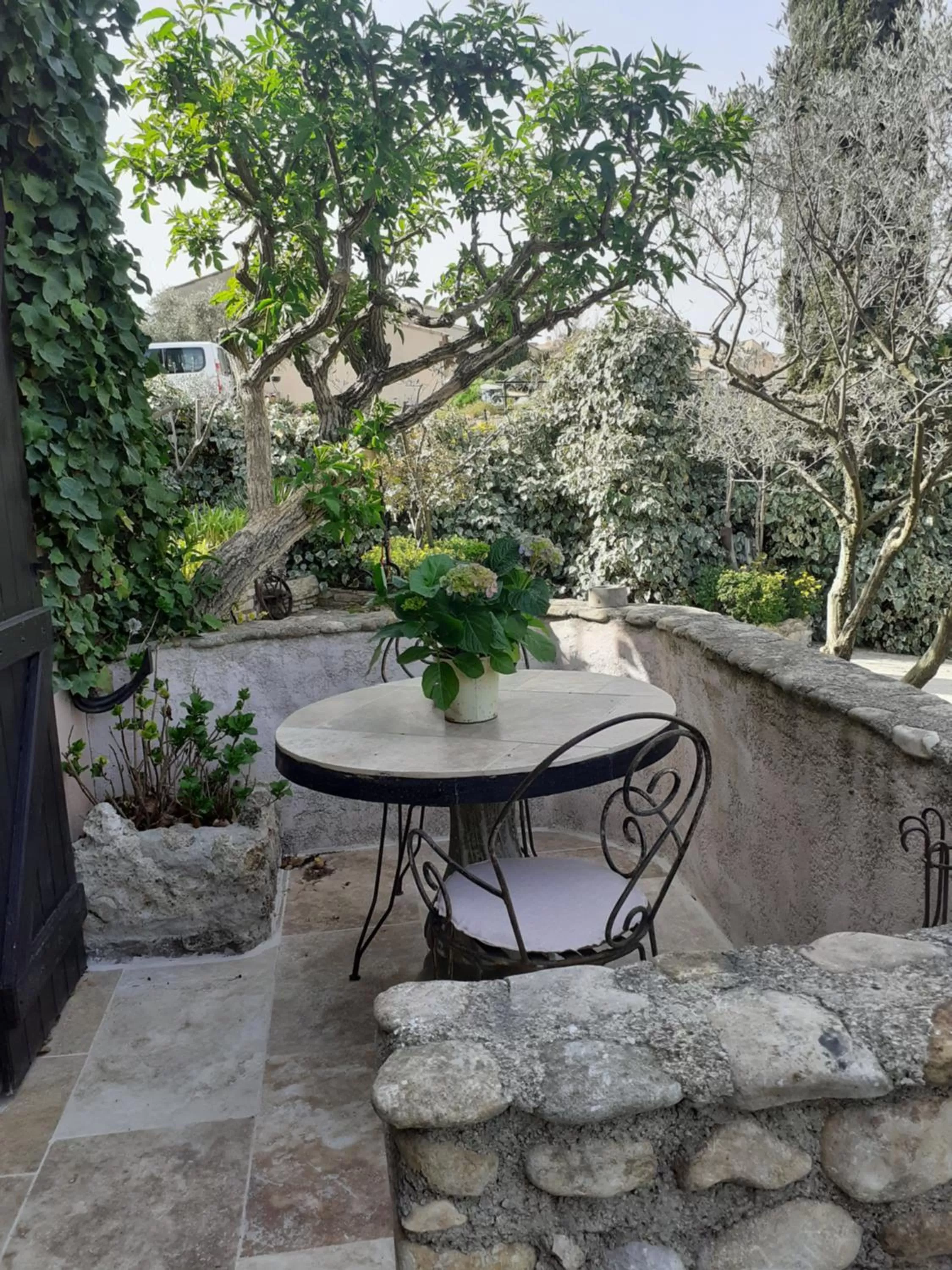 Balcony/Terrace in La Sapiniére -chambres climatisées