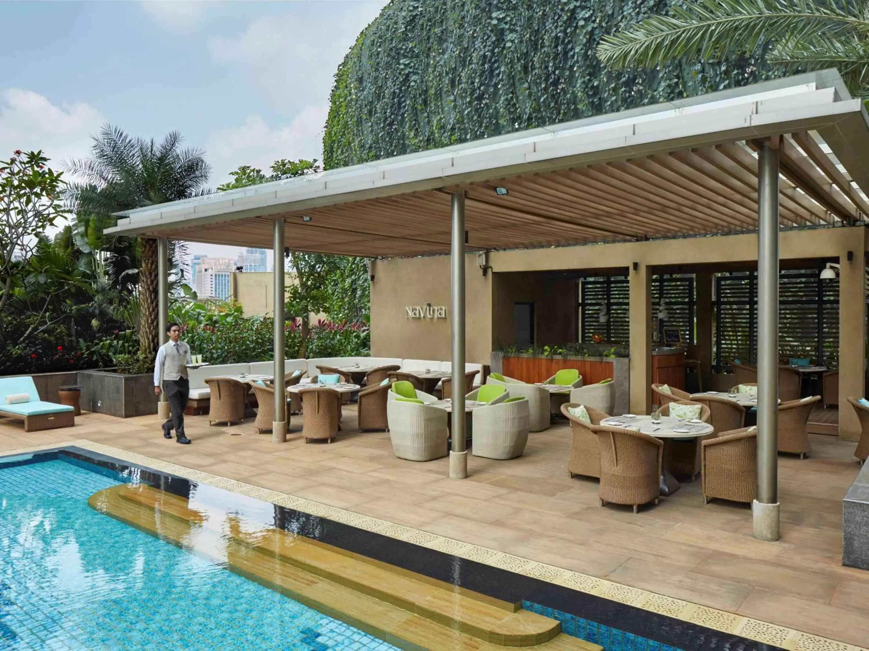 Lounge or bar in Raffles Jakarta