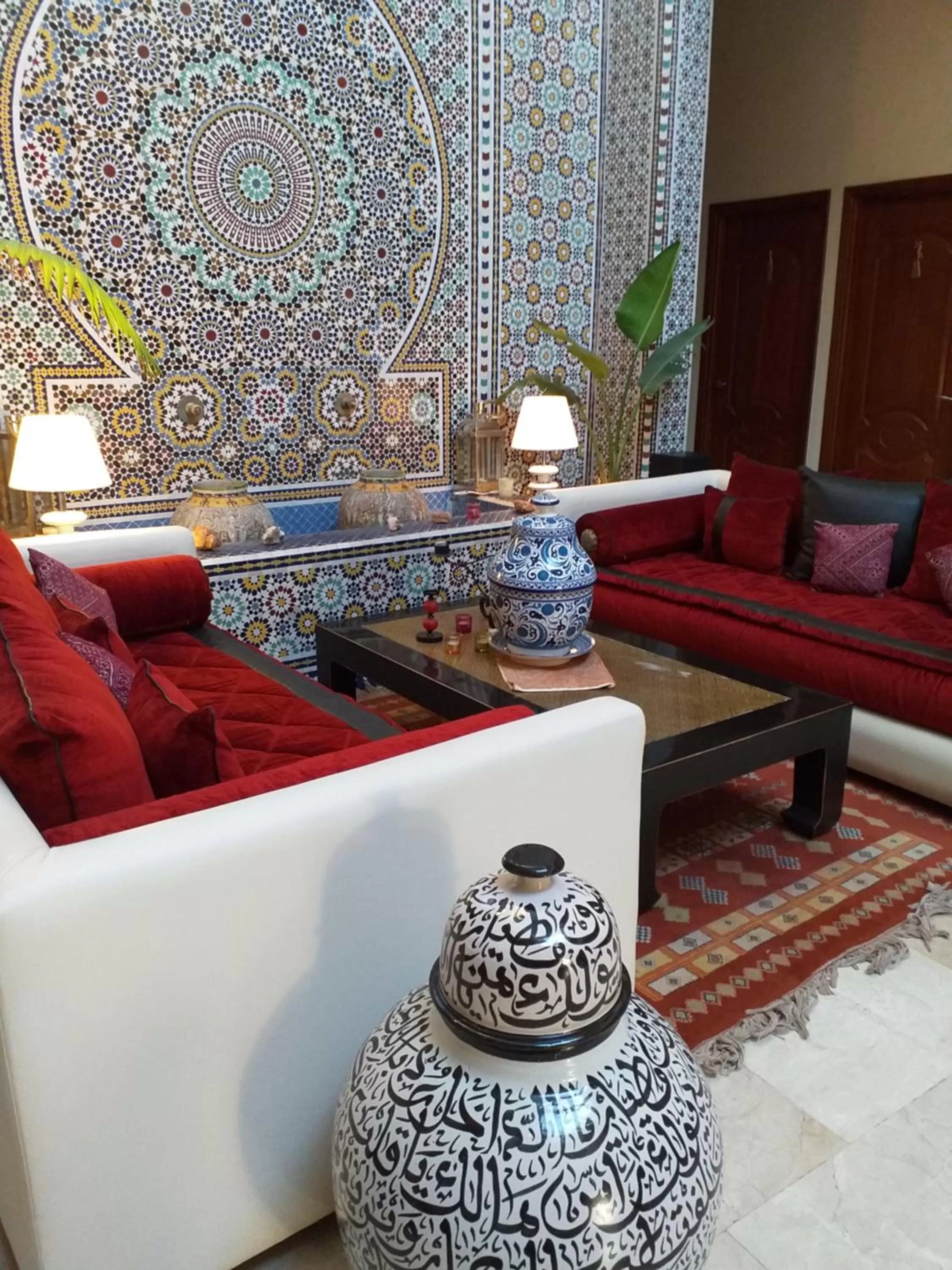 Seating Area in Riad Passiflora