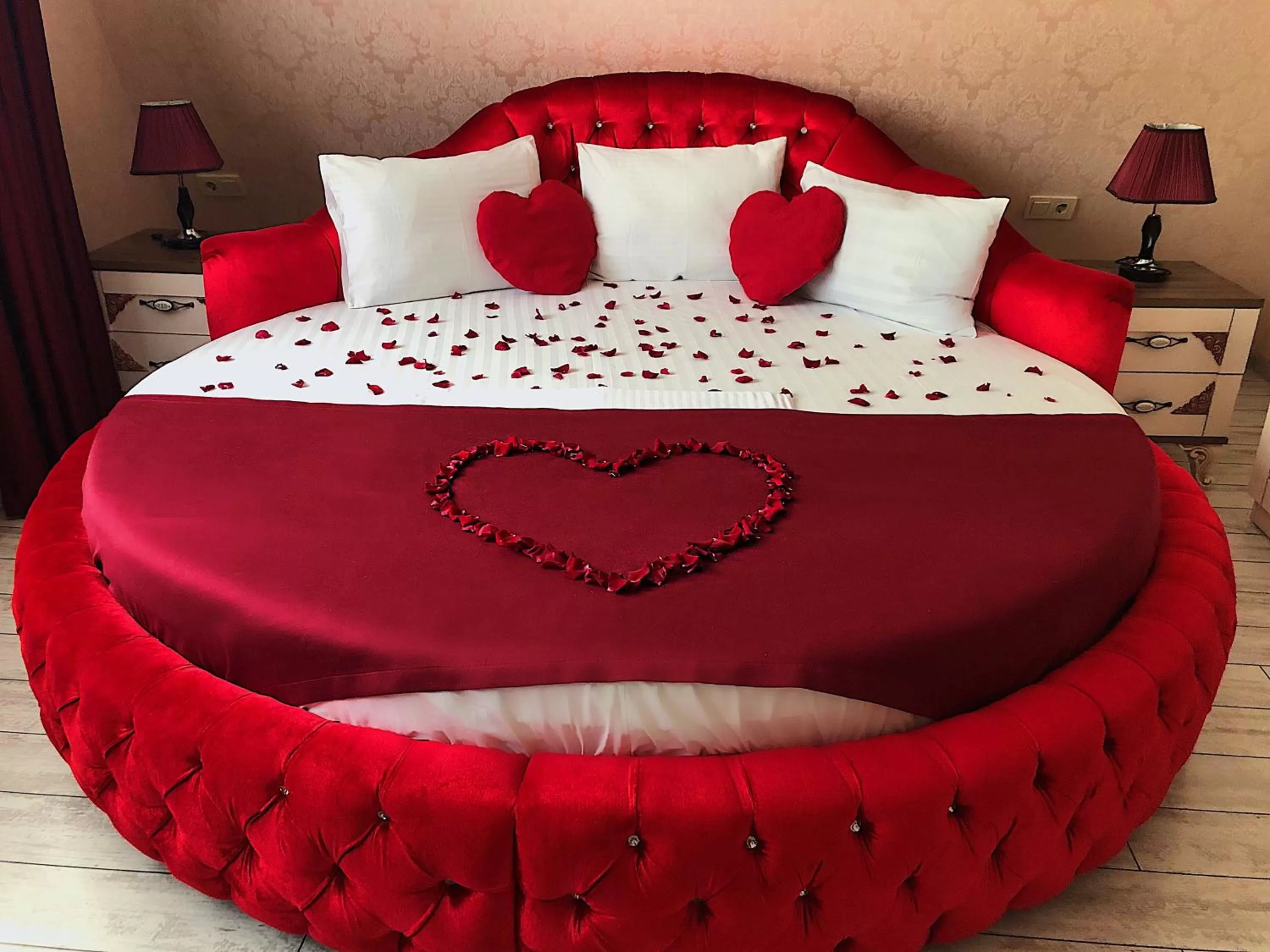 Bed in English Home Hotel Tbilisi