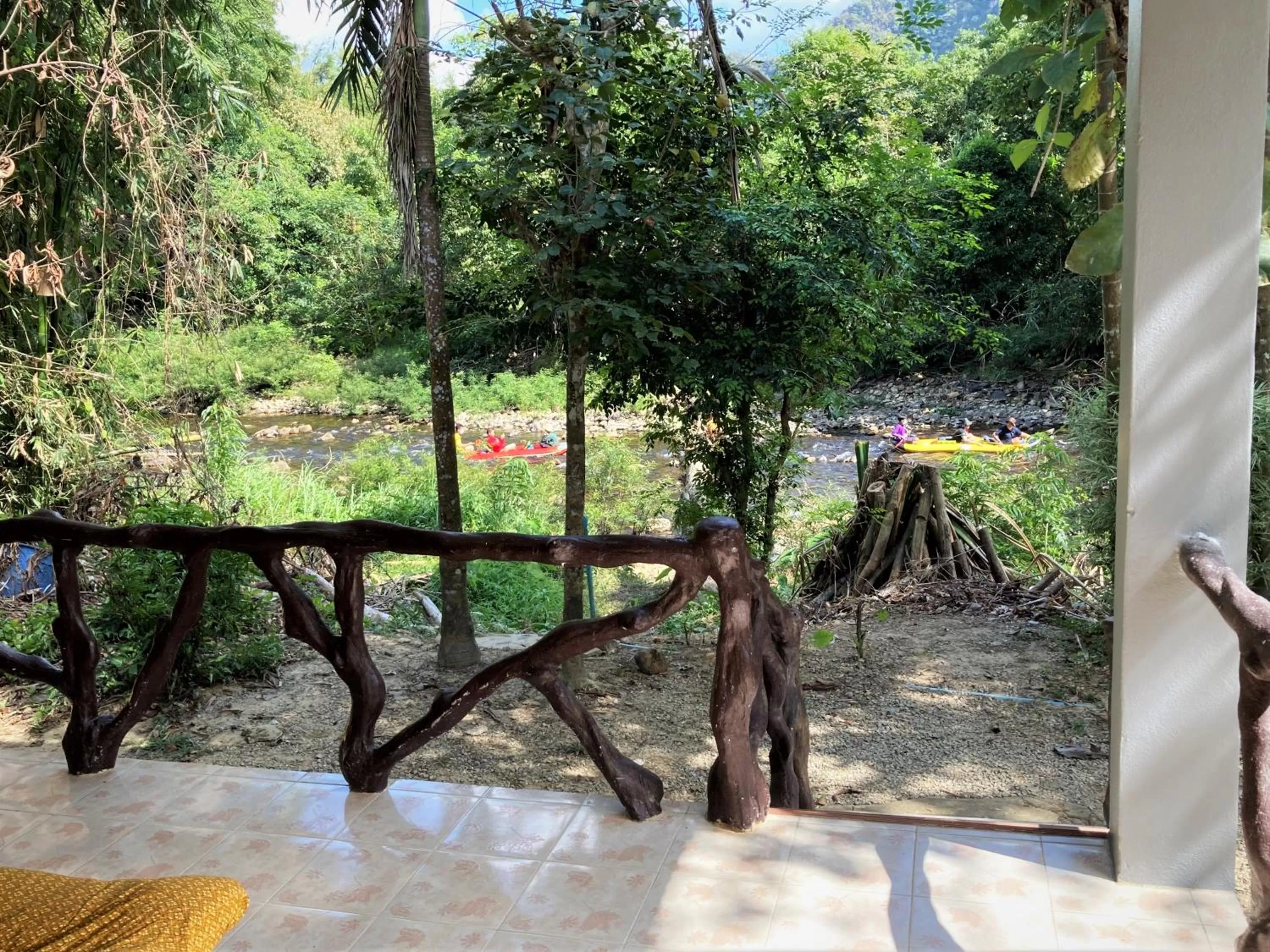 Balcony/Terrace in Khao Sok Morning Mist Resort