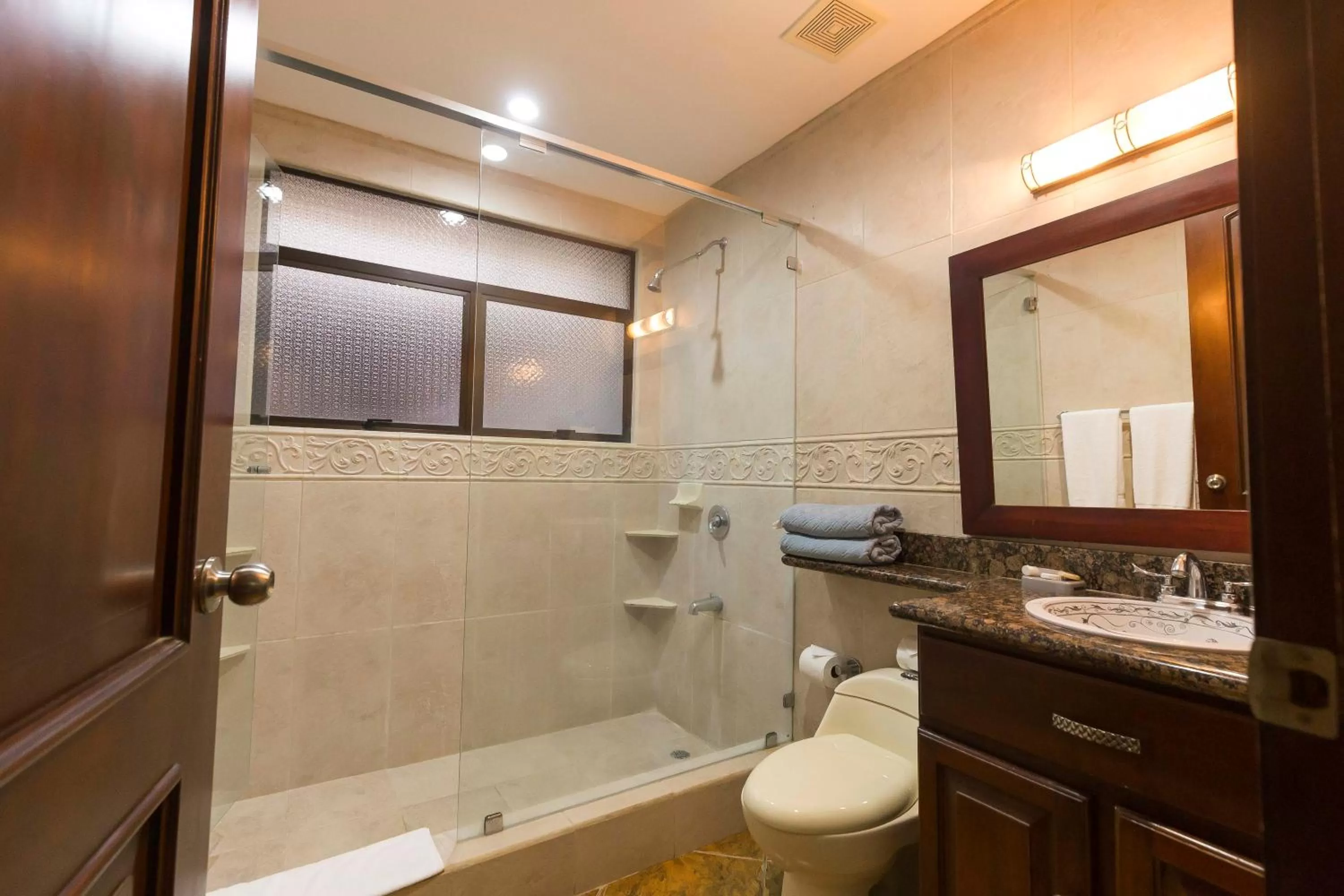 Shower in Monte Carlo Luxury Condominiums