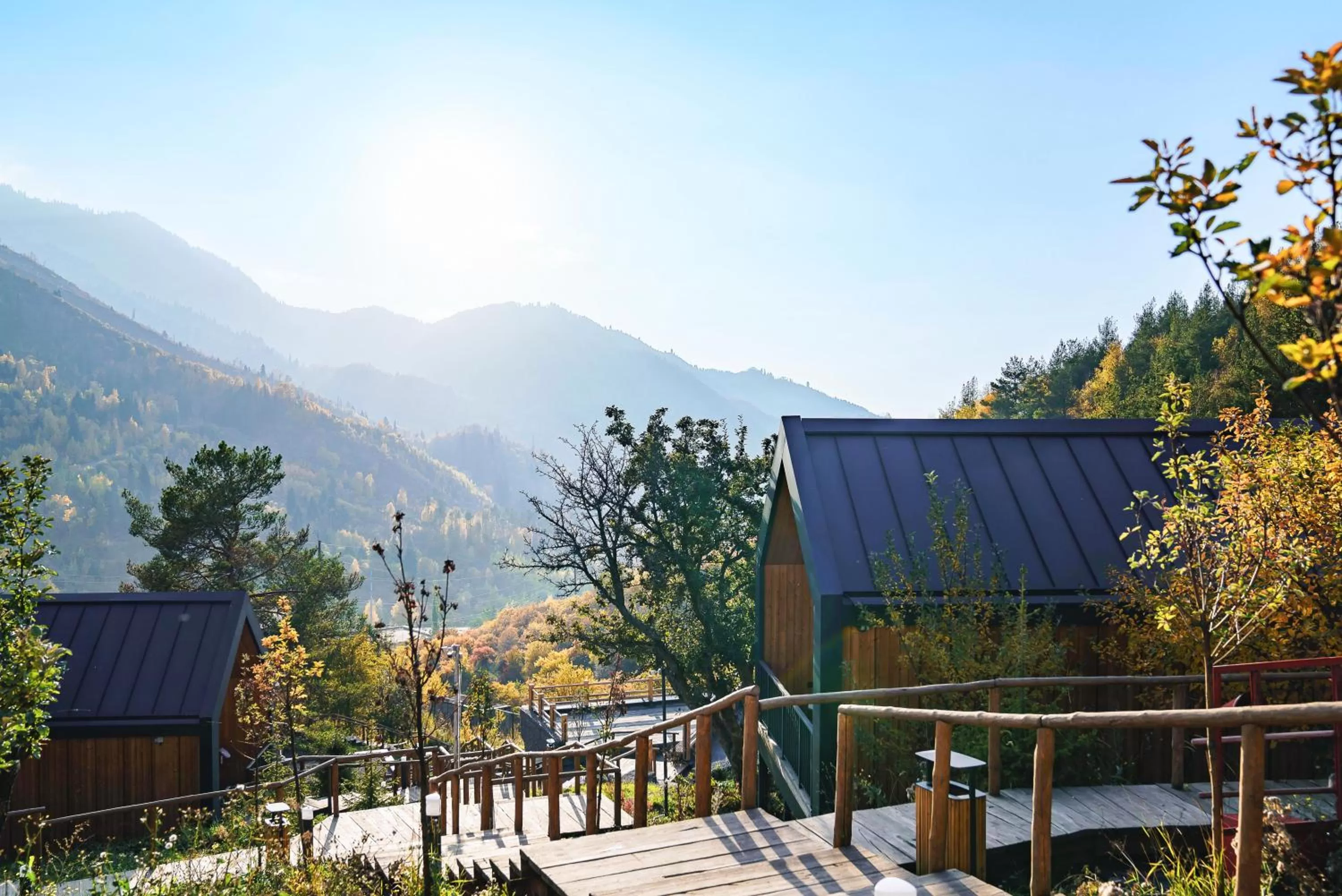 Autumn in Qazaq Auyl Eco Hotel