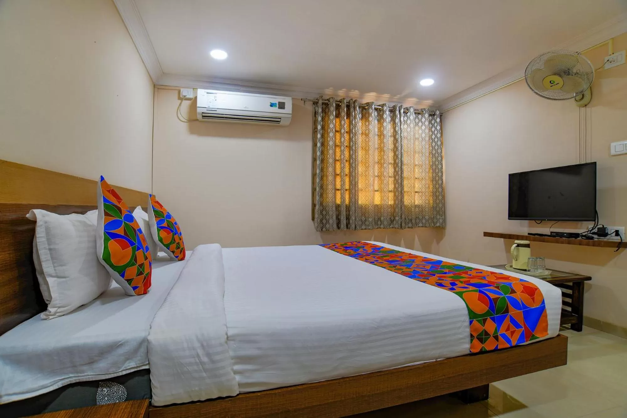 Bedroom, Bed in FabHotel Pishori