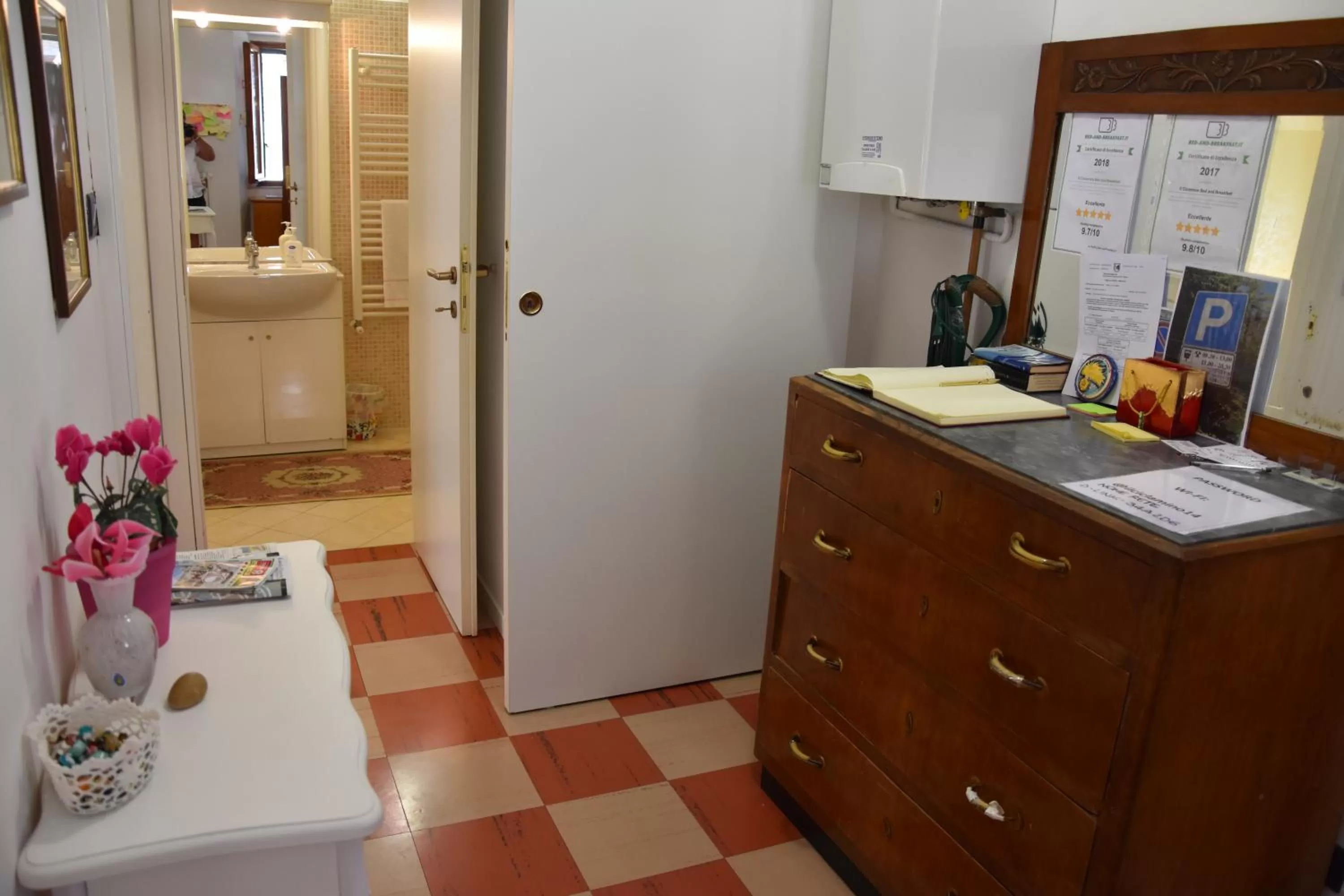 Bathroom in Il Ciclamino Bed and Breakfast